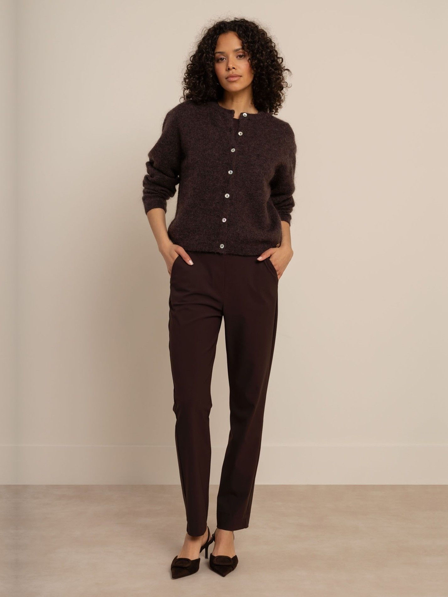 STUDIO ANNELOES - VEST - Bruin