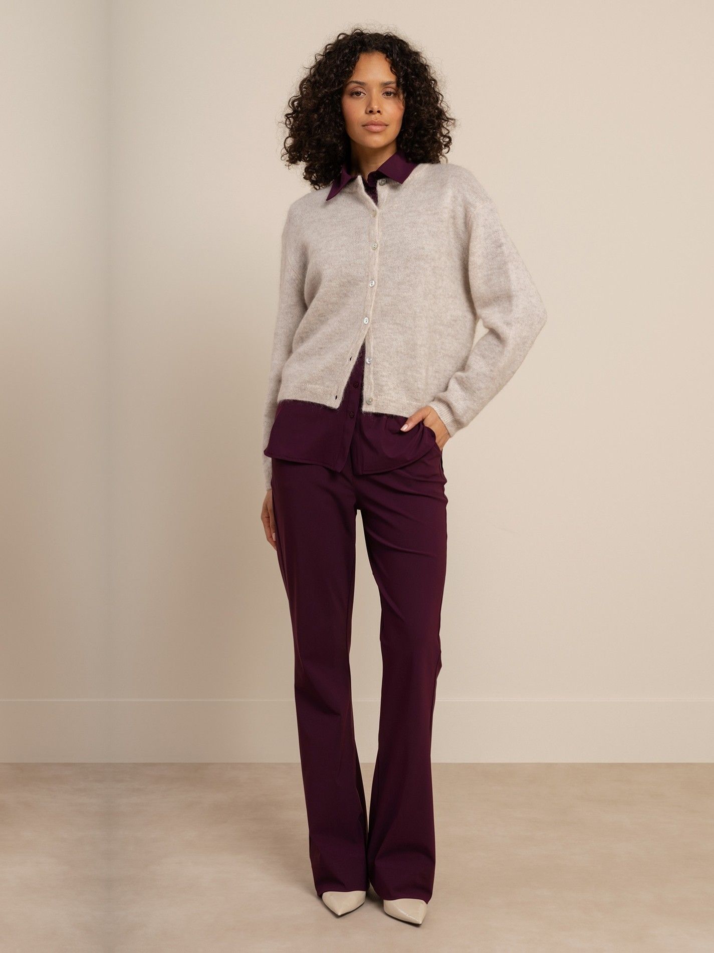 STUDIO ANNELOES - BROEK - Paars
