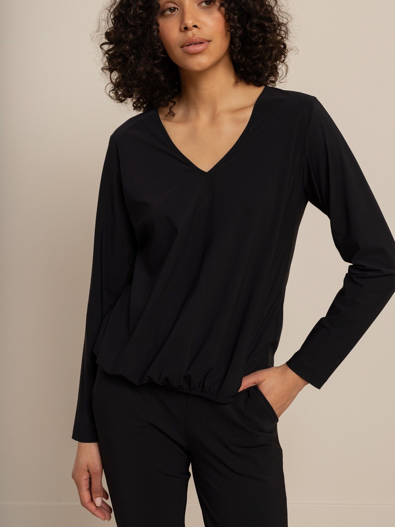 STUDIO ANNELOES - SHIRT - Zwart