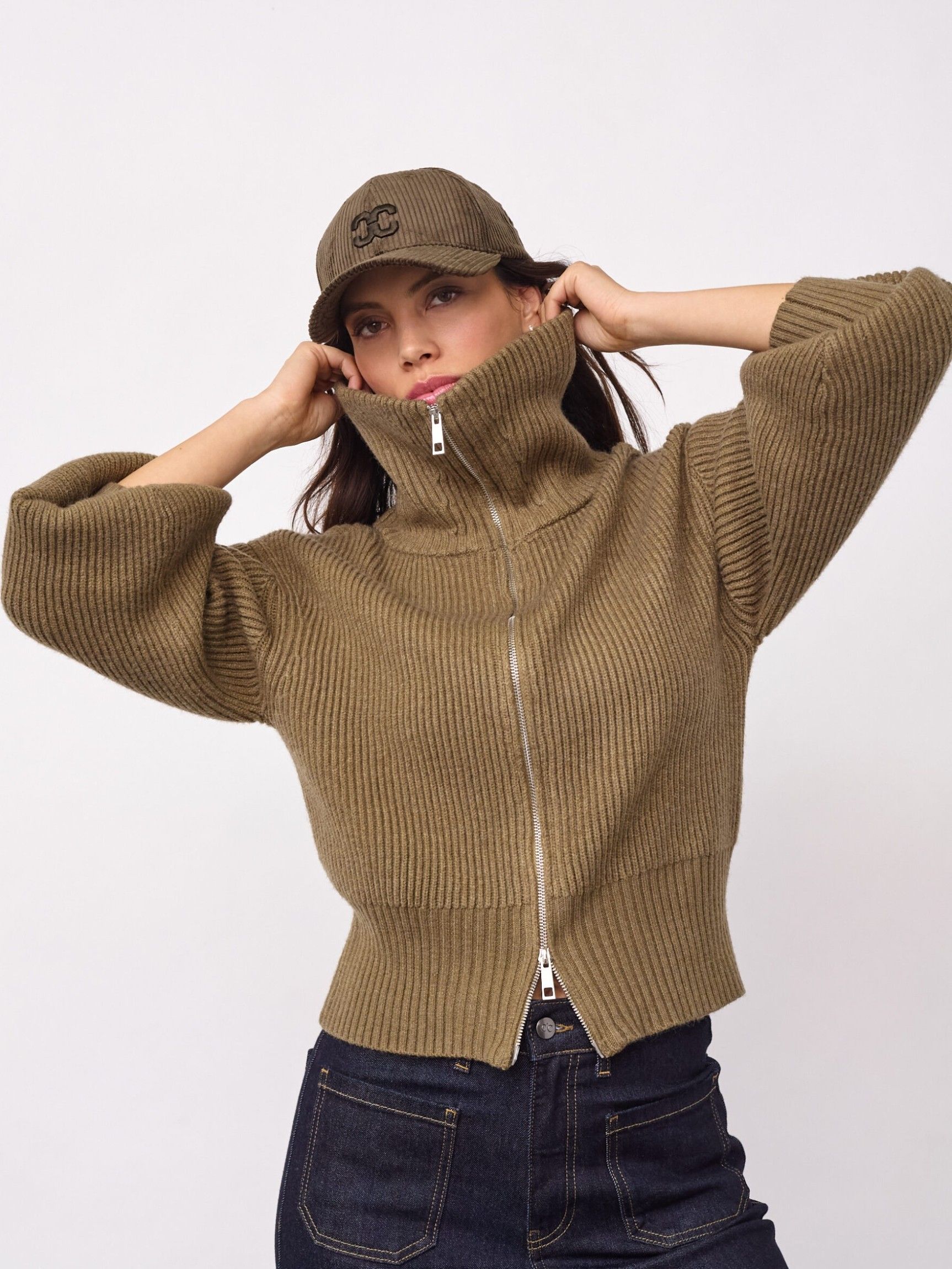 CO'COUTURE - VEST - Groen
