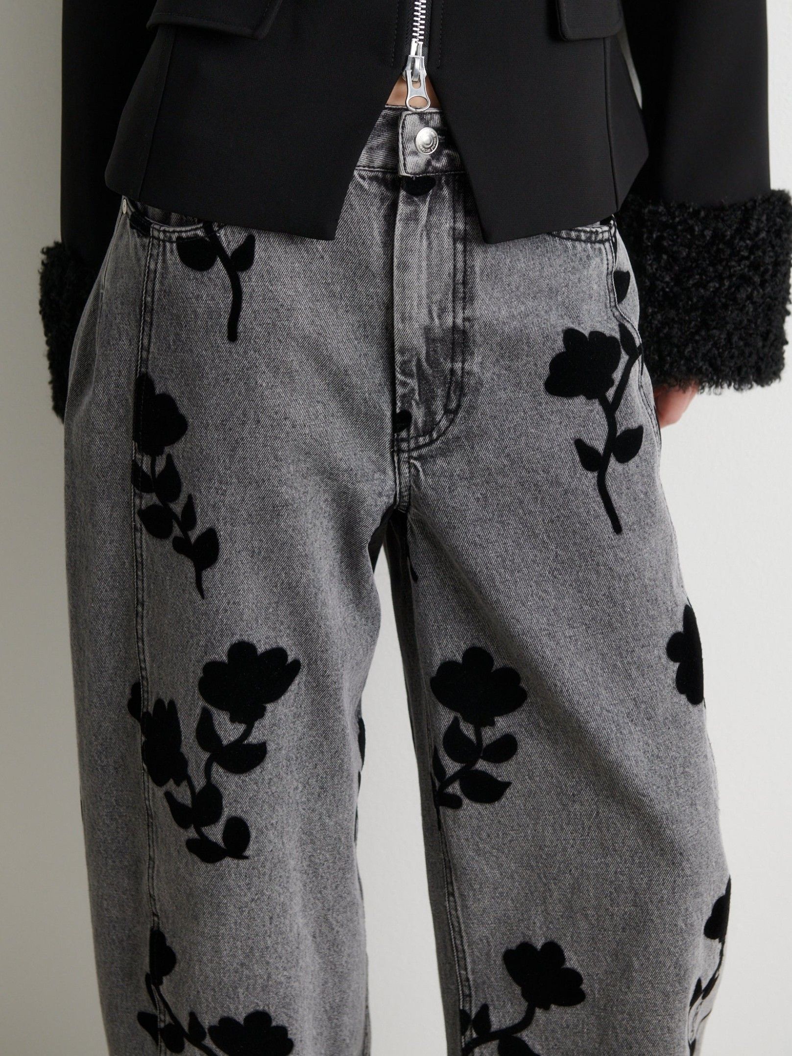 SECOND FEMALE - JEANS - Grijs