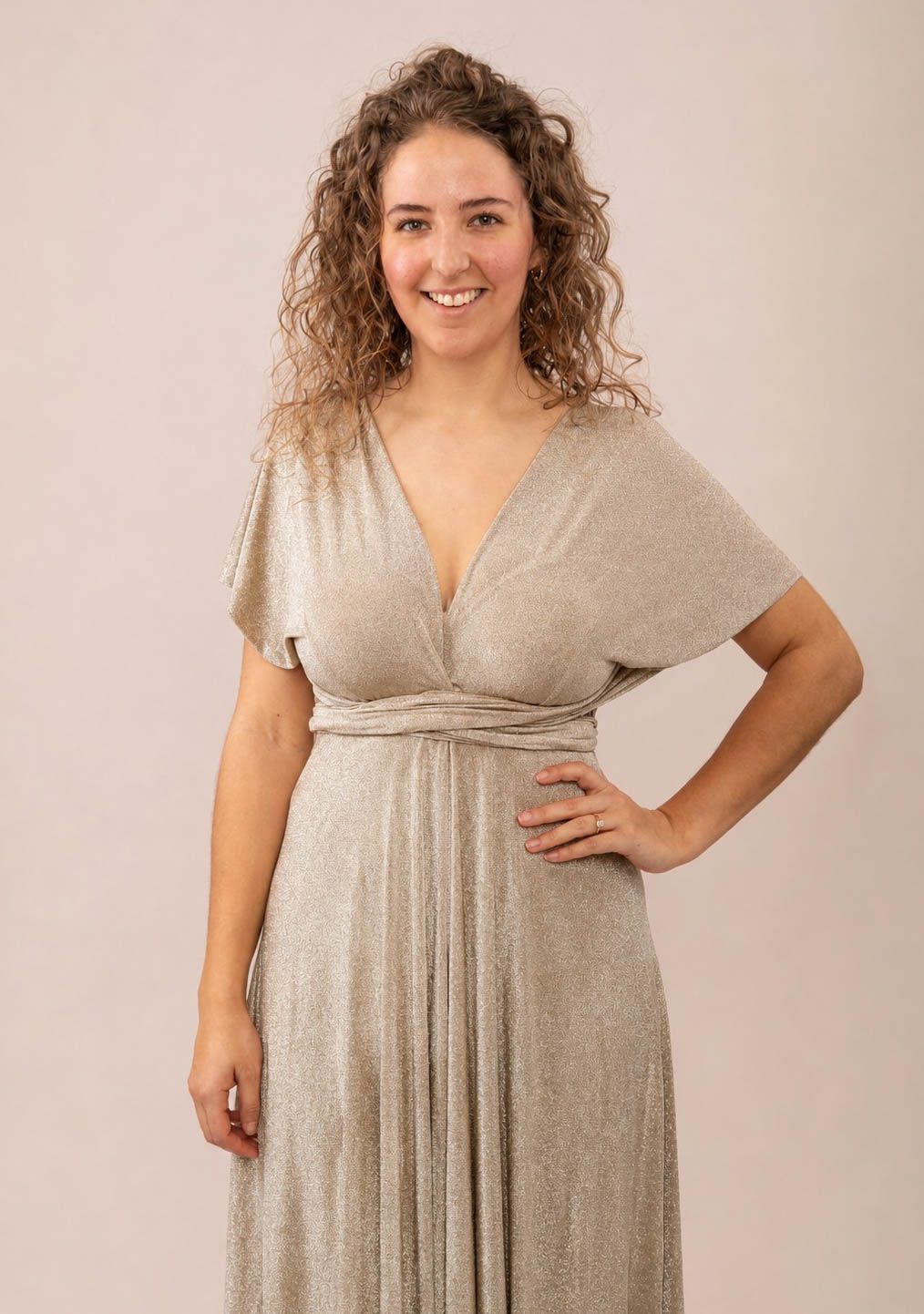 UNIKDRESS BARCELONA - GELEGENHEIDSKLEDING - Beige