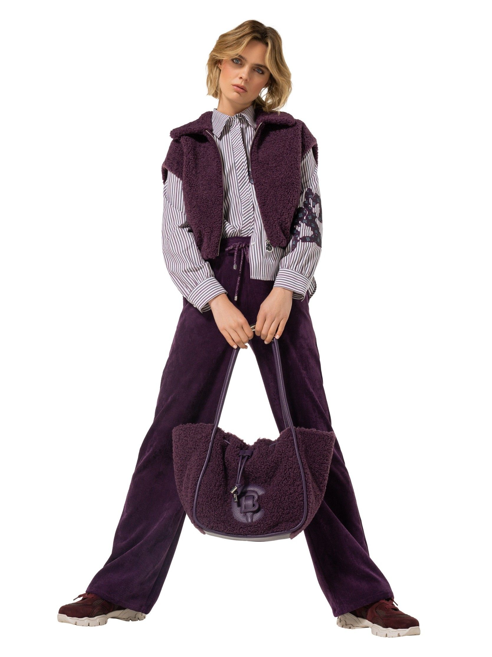 CAROLINE BISS - GILET - Paars