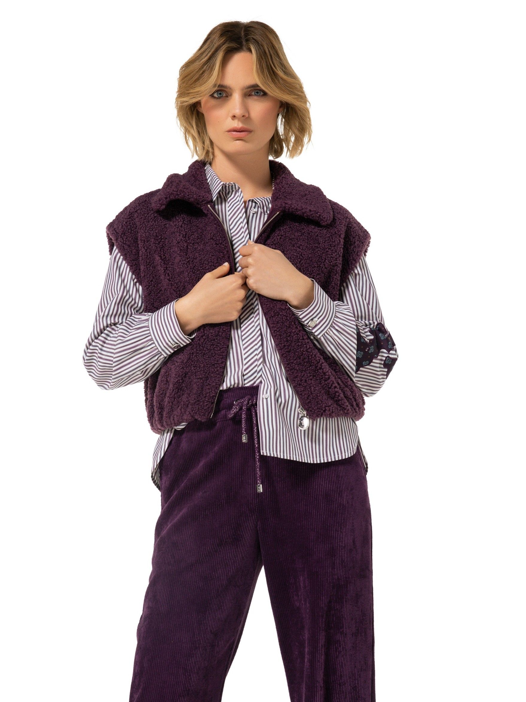 CAROLINE BISS - GILET - Paars