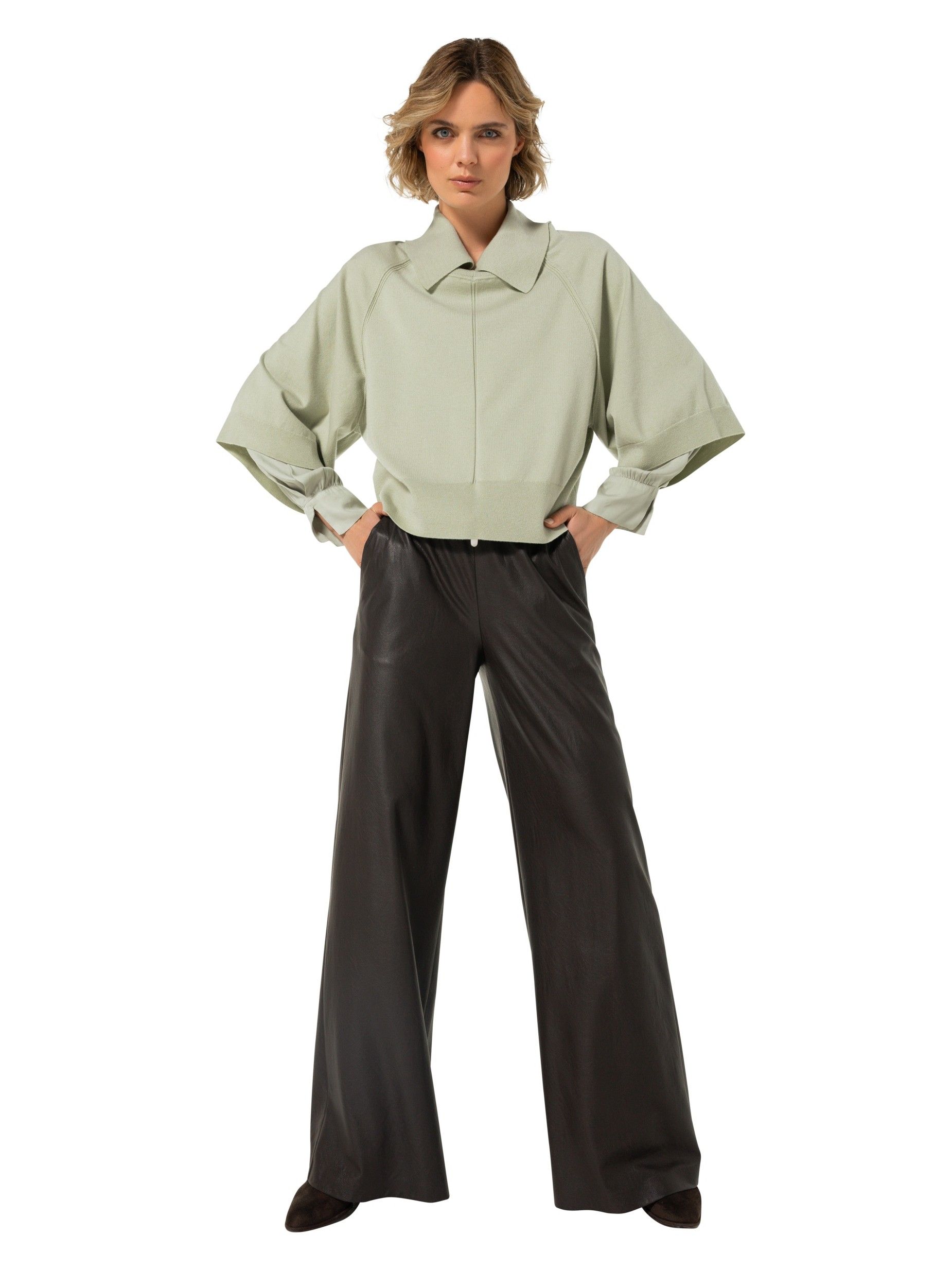 CAROLINE BISS - BROEK - Bruin