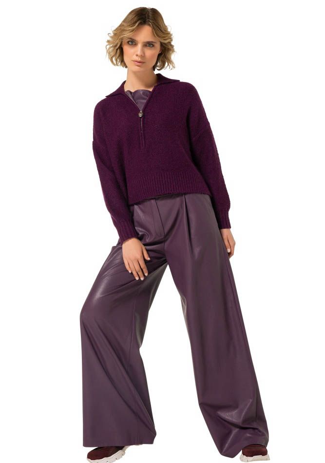 CAROLINE BISS - BROEK - Paars