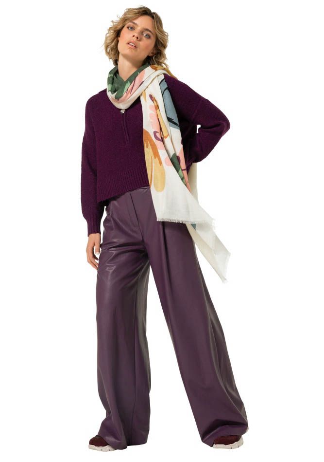 CAROLINE BISS - BROEK - Paars