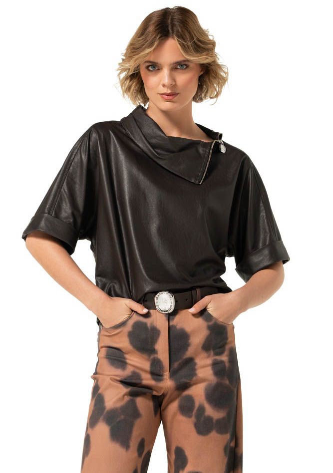 CAROLINE BISS - BLOUSE - Bruin