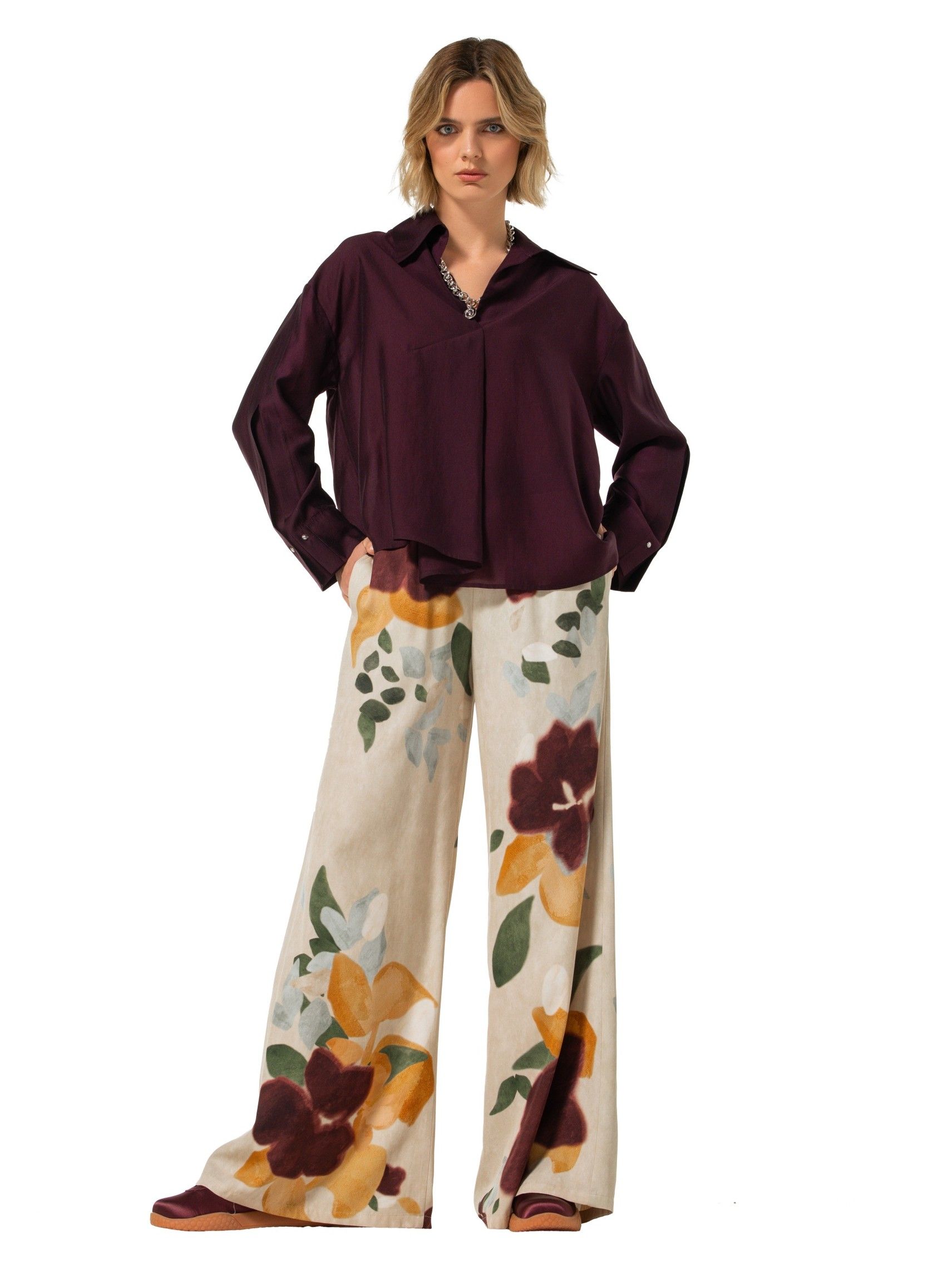 CAROLINE BISS - BLOUSE - Paars