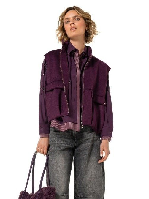CAROLINE BISS - BLOUSE - Paars