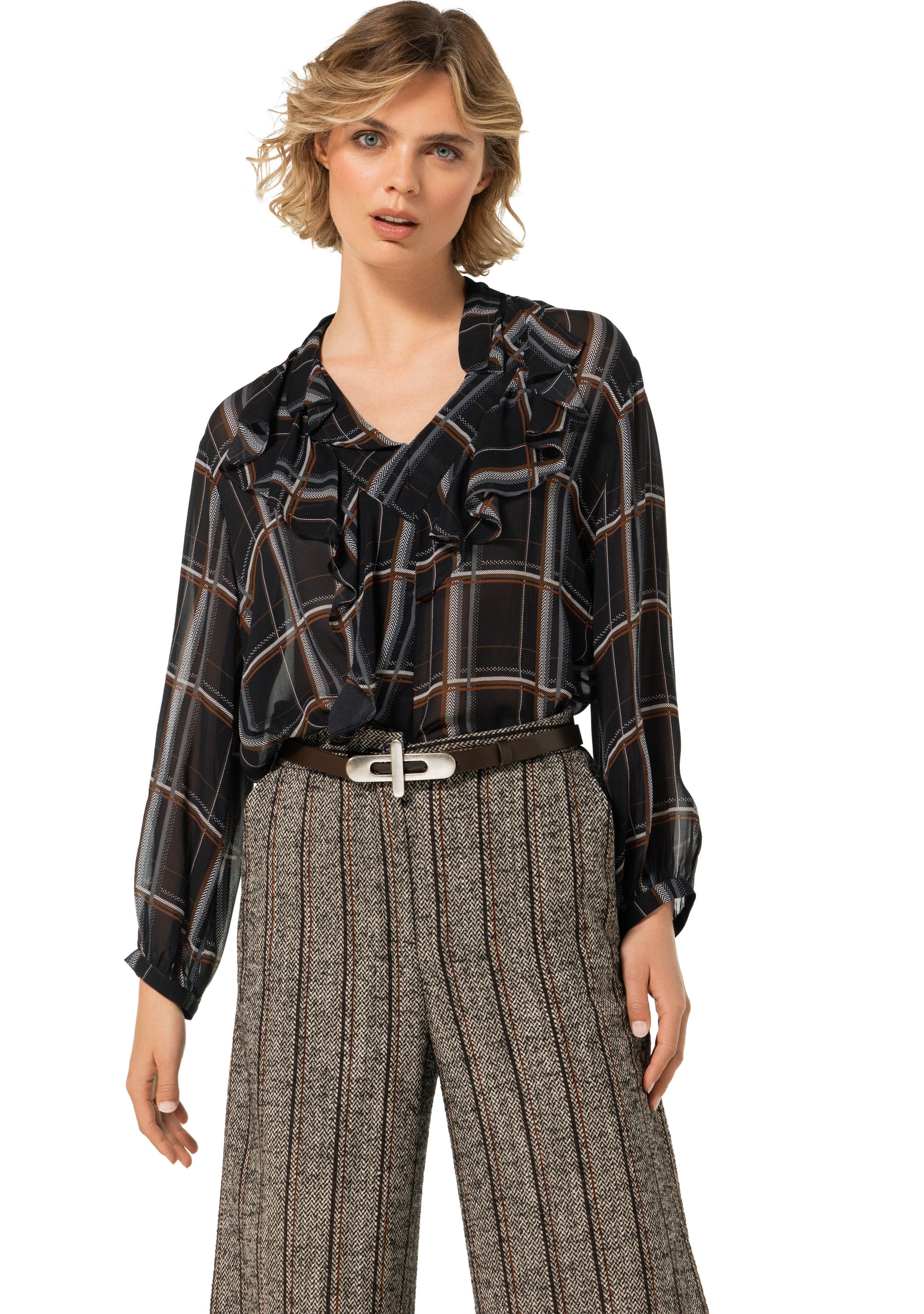 CAROLINE BISS - BLOUSE - Bruin