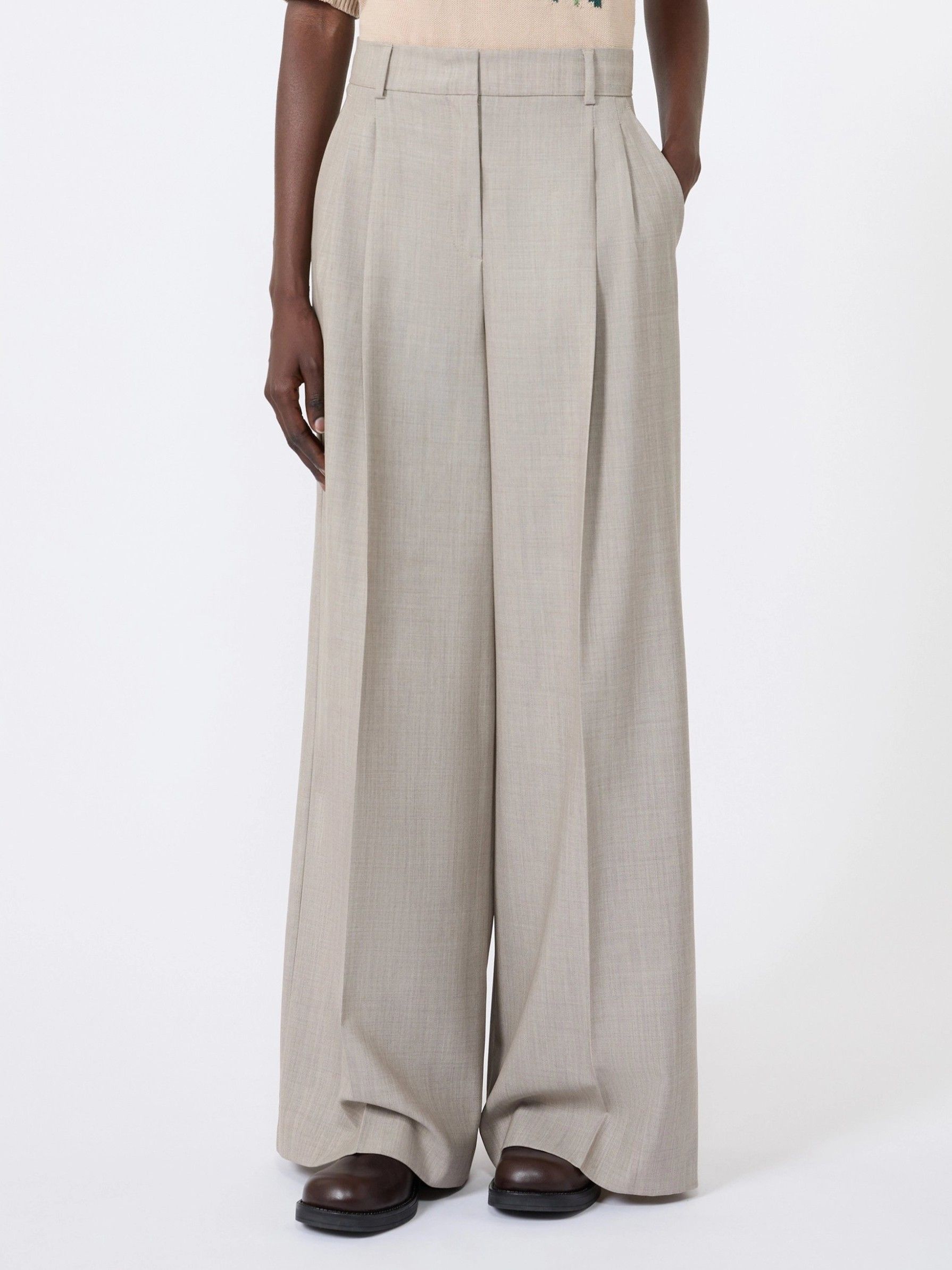 MAX MARA - BROEK - Beige
