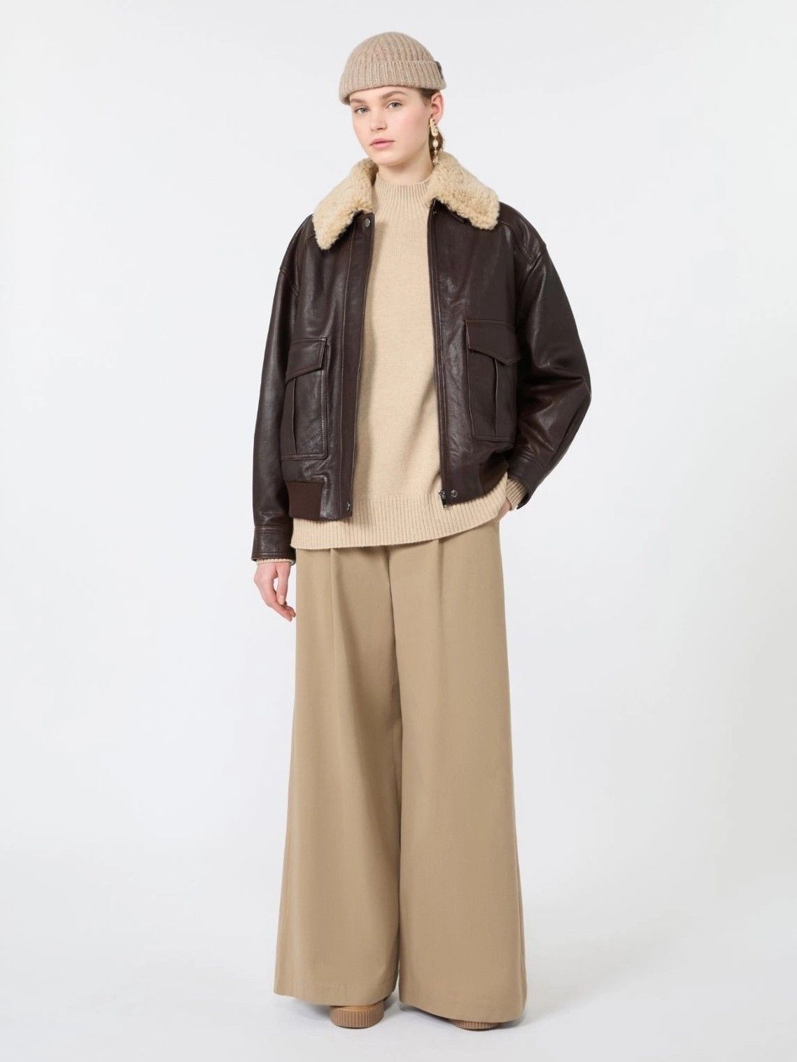 MAX MARA - BROEK - Beige