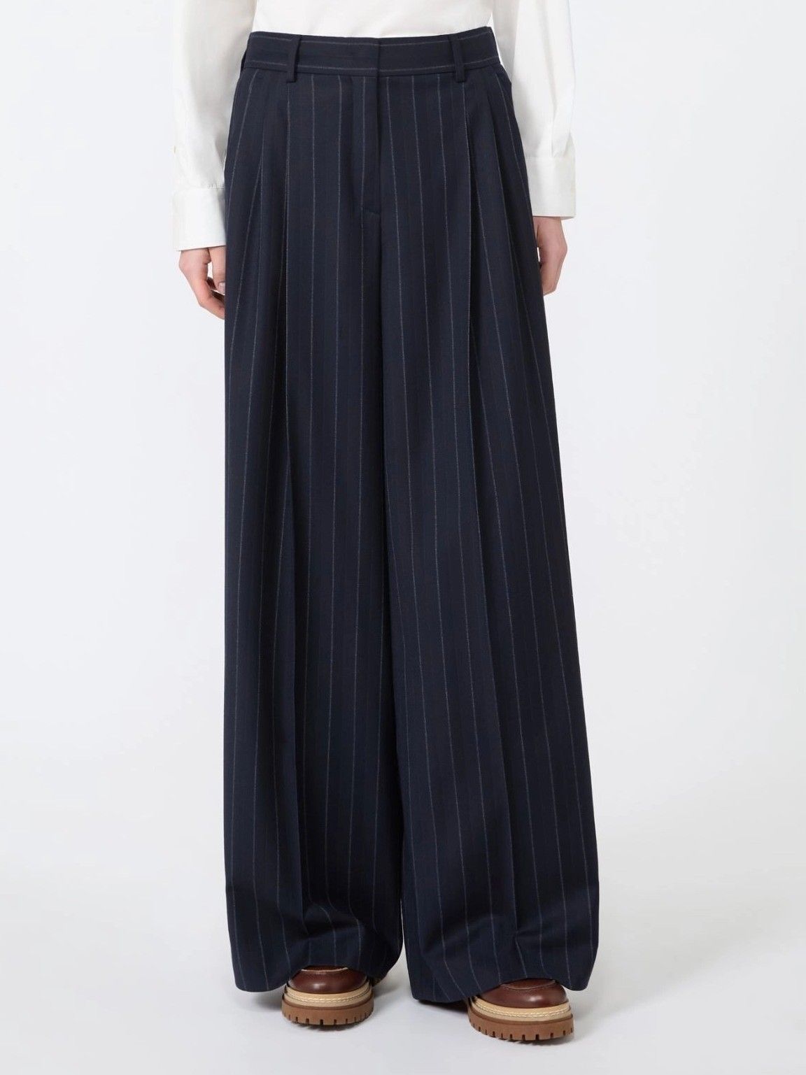 MAX MARA - BROEK - Blauw
