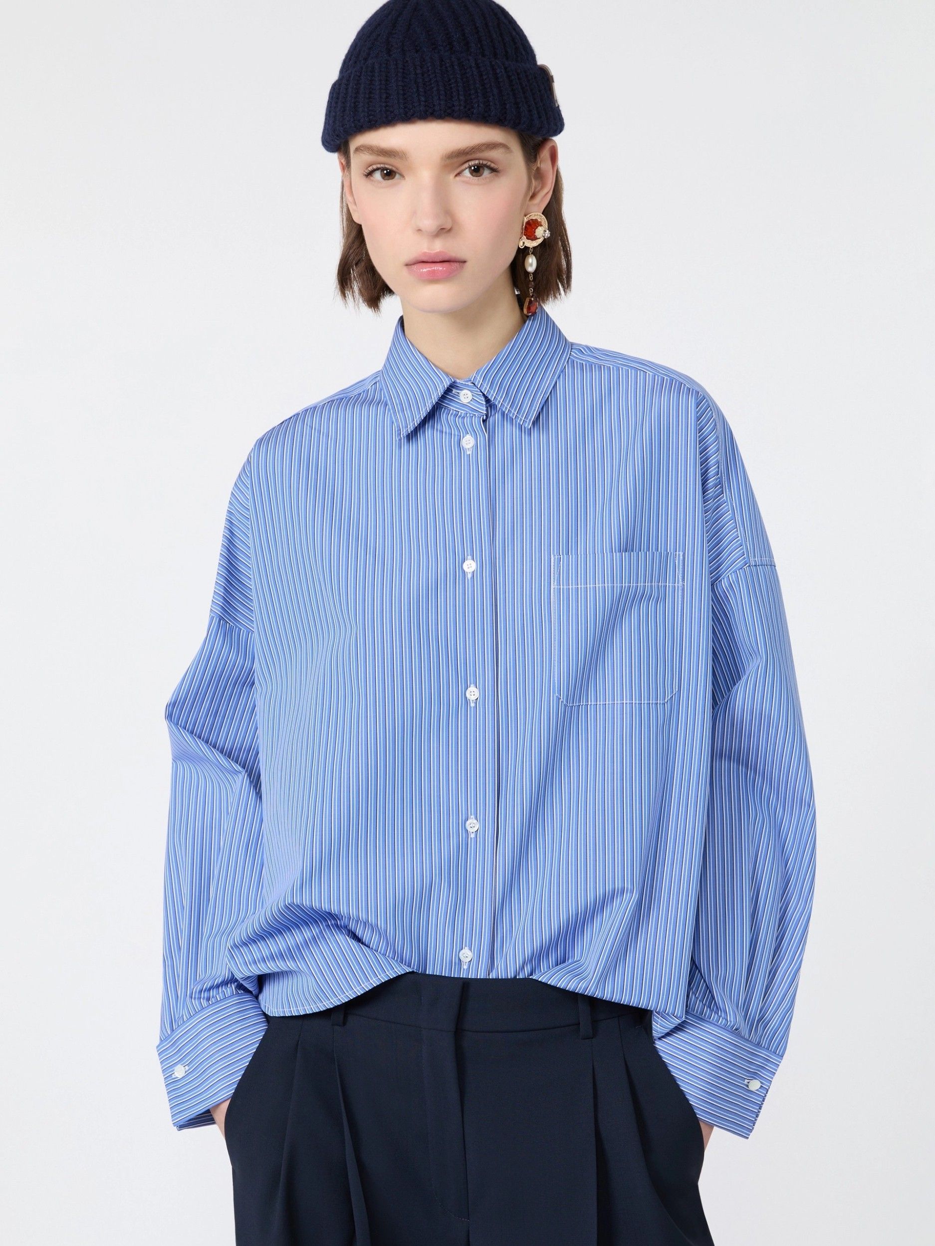 MAX MARA - BLOUSE - Blauw