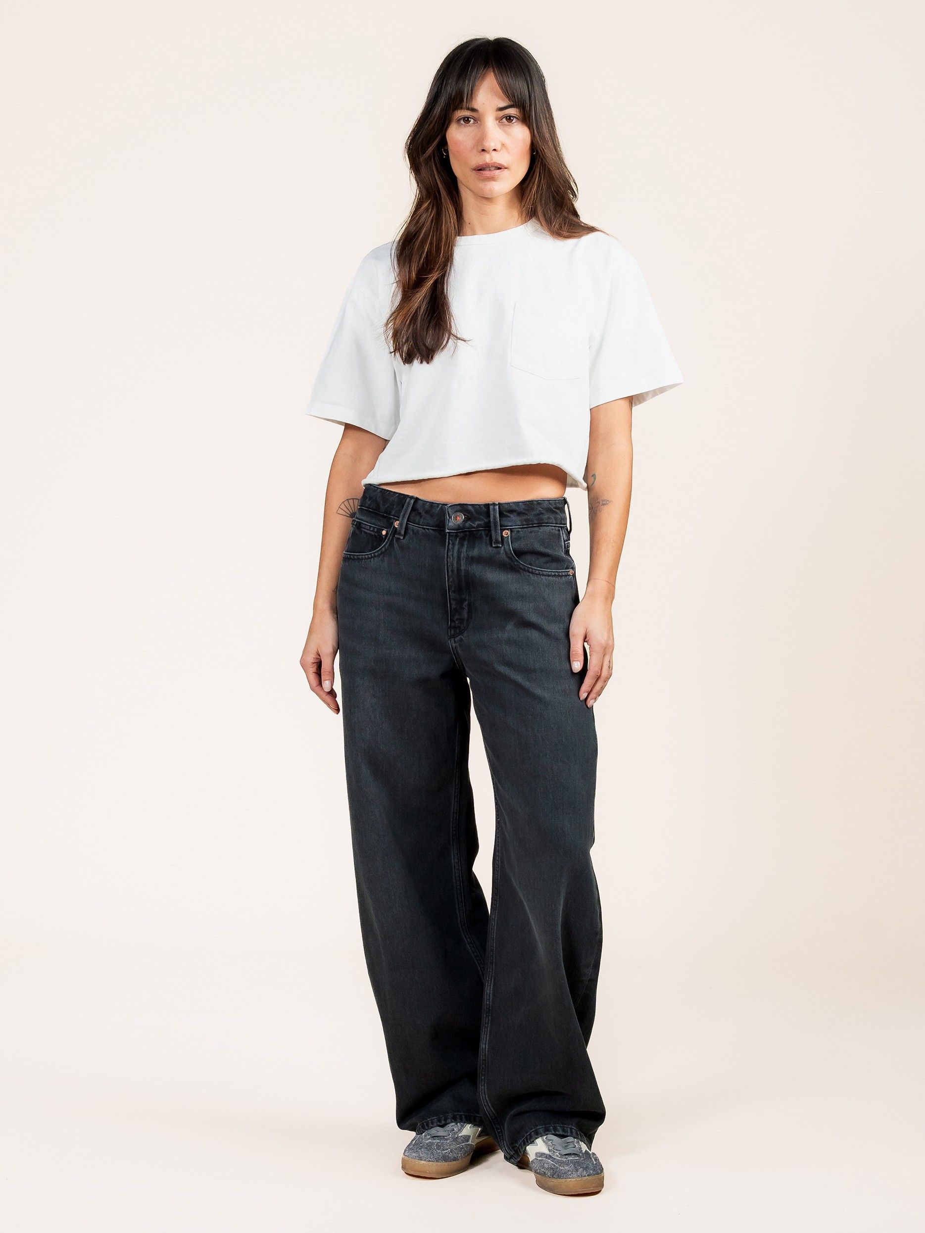 KUYICHI - JEANS - Zwart