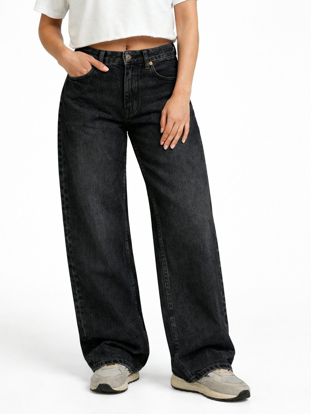 KUYICHI - JEANS - Zwart