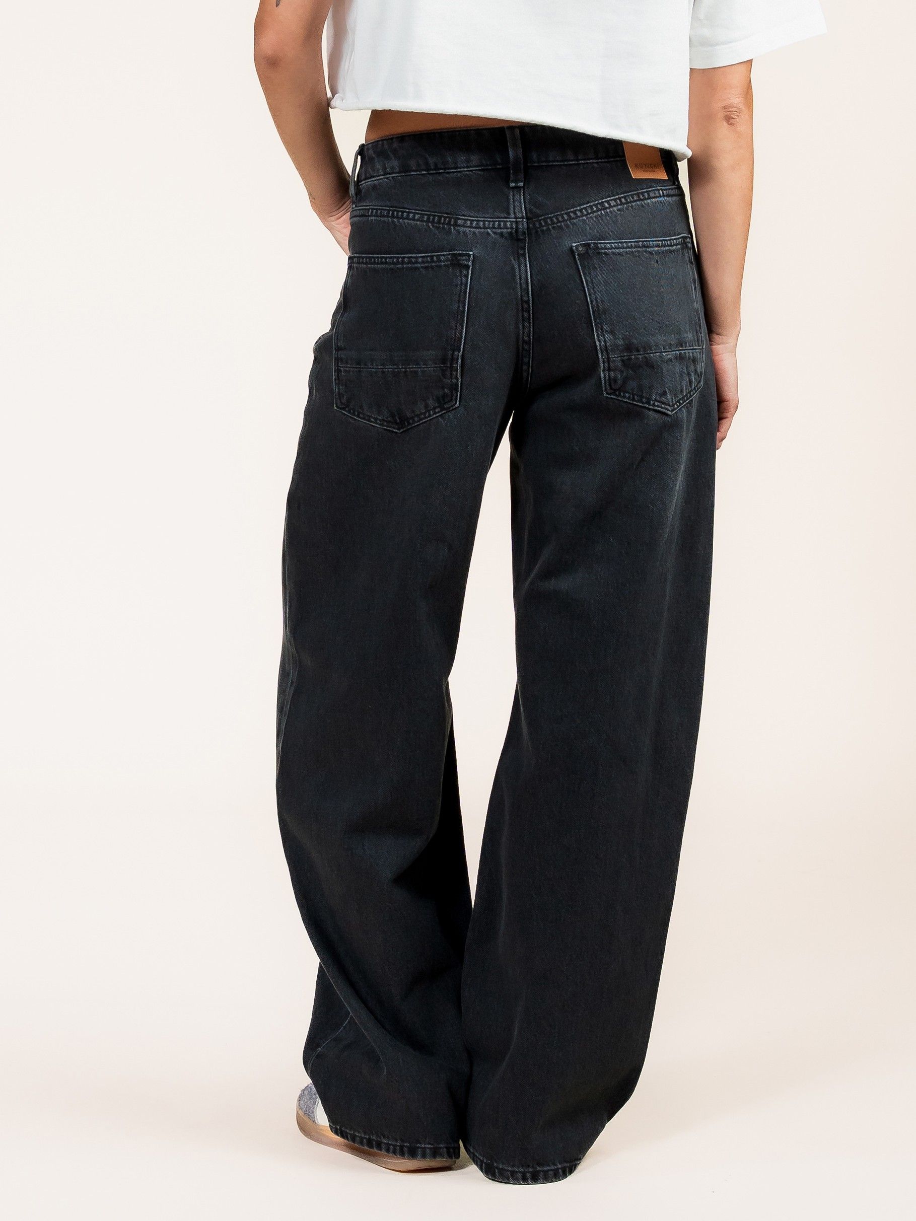 KUYICHI - JEANS - Zwart