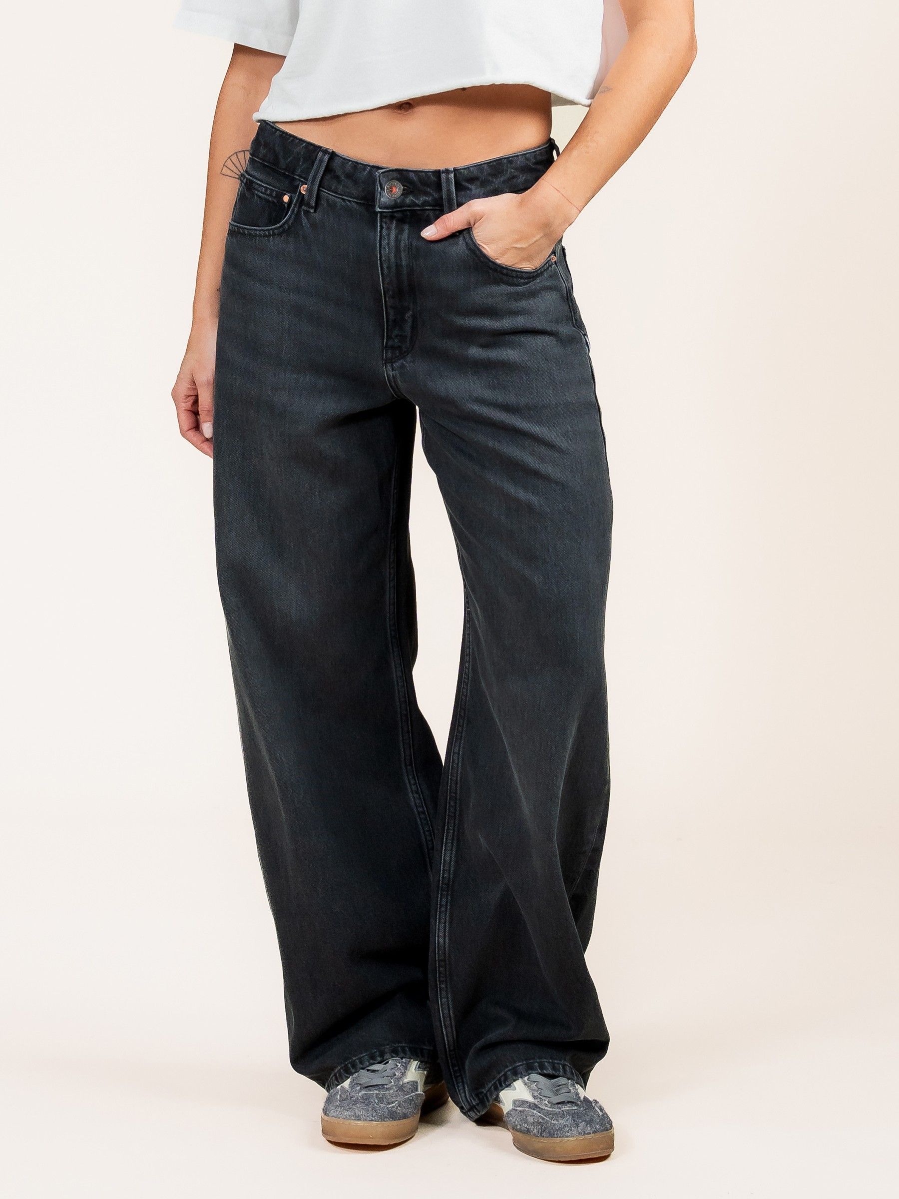 KUYICHI - JEANS - Zwart