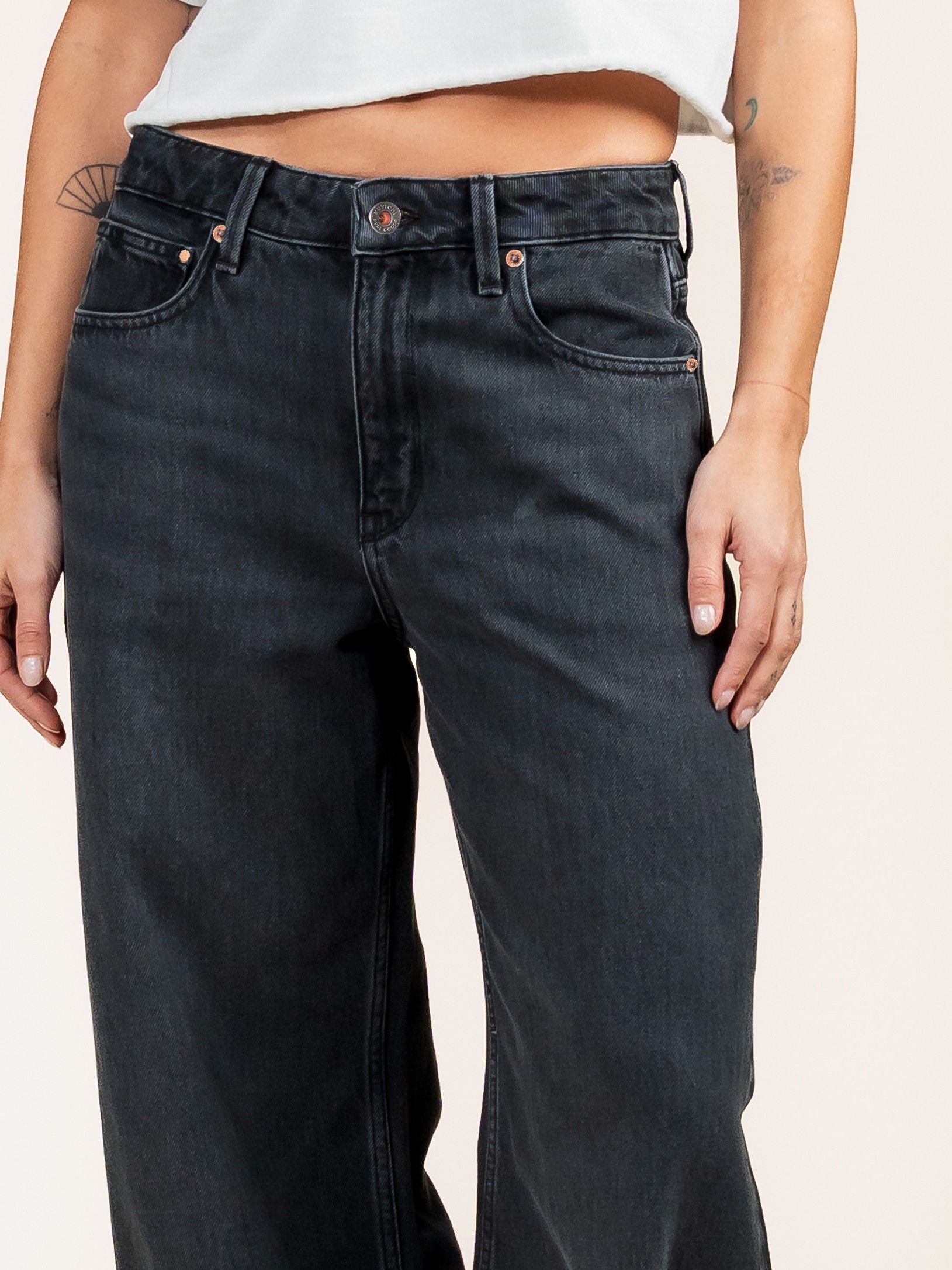 KUYICHI - JEANS - Zwart