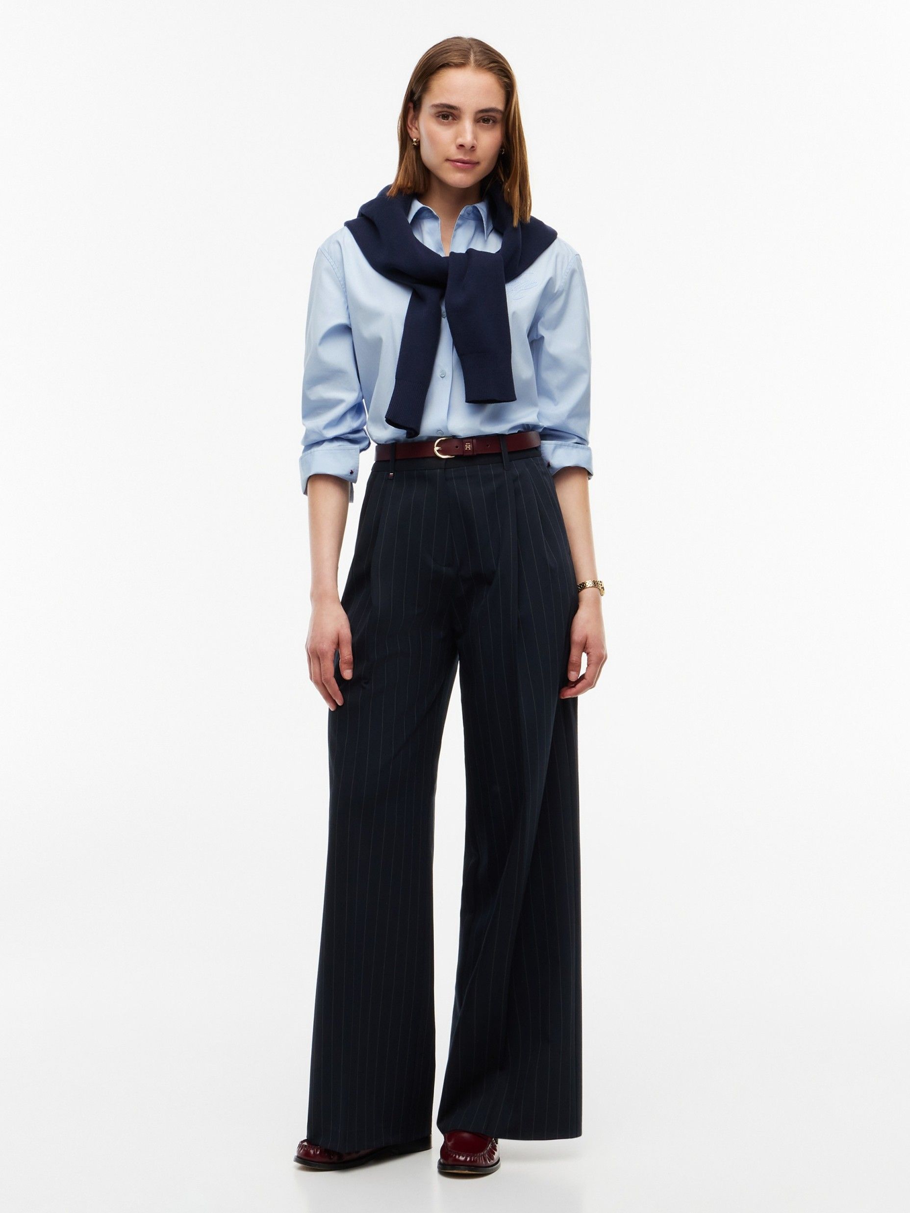 TOMMY HILFIGER - BROEK - Blauw