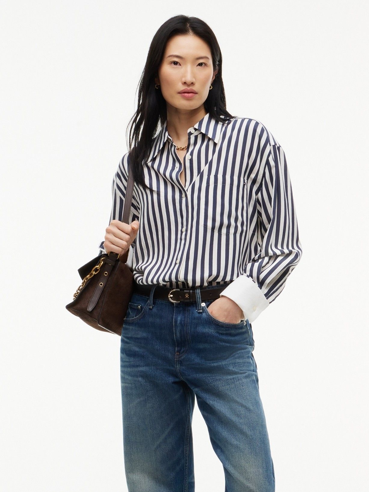 TOMMY HILFIGER - BLOUSE - Blauw