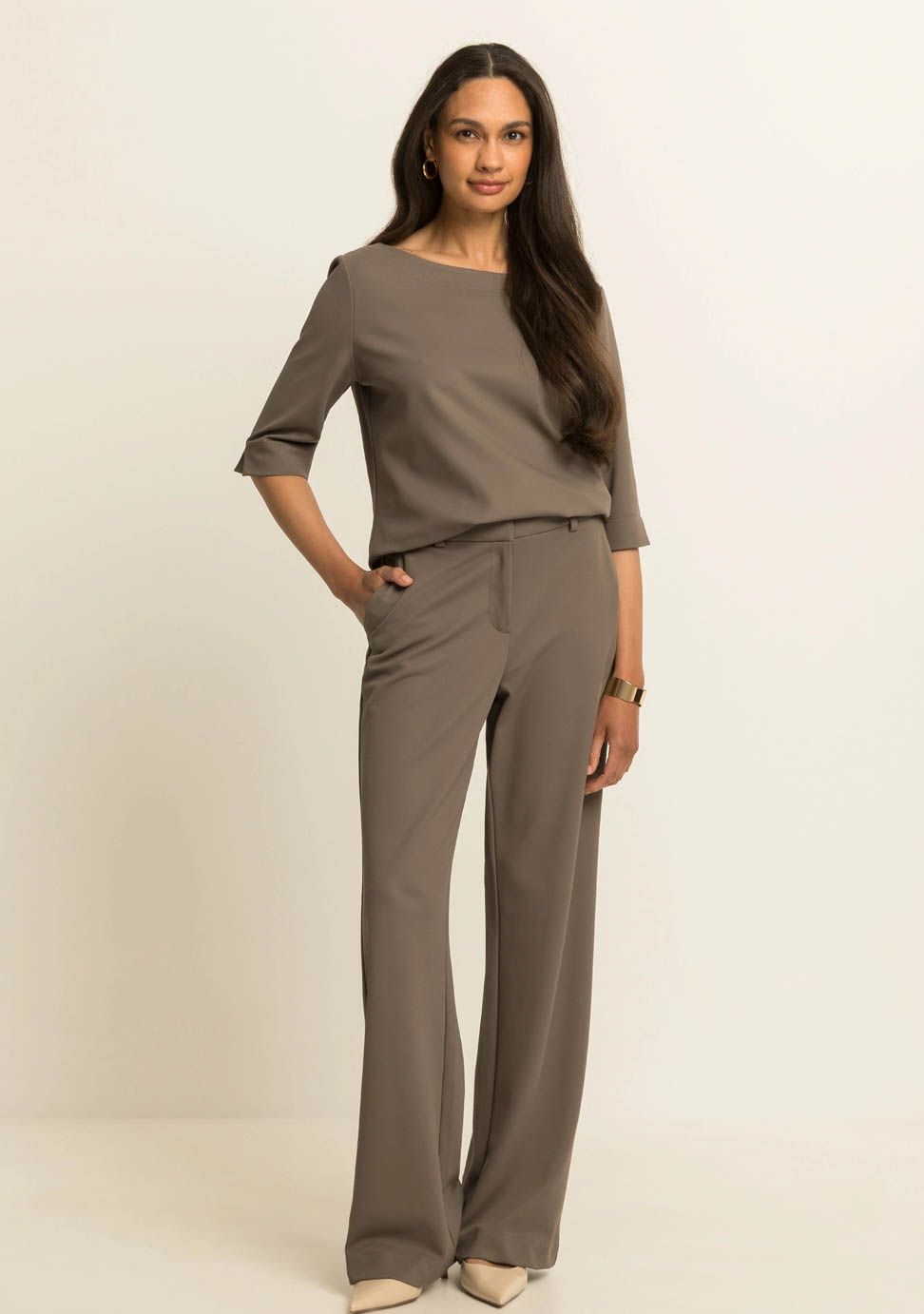 EXPRESSO - BROEK - Groen