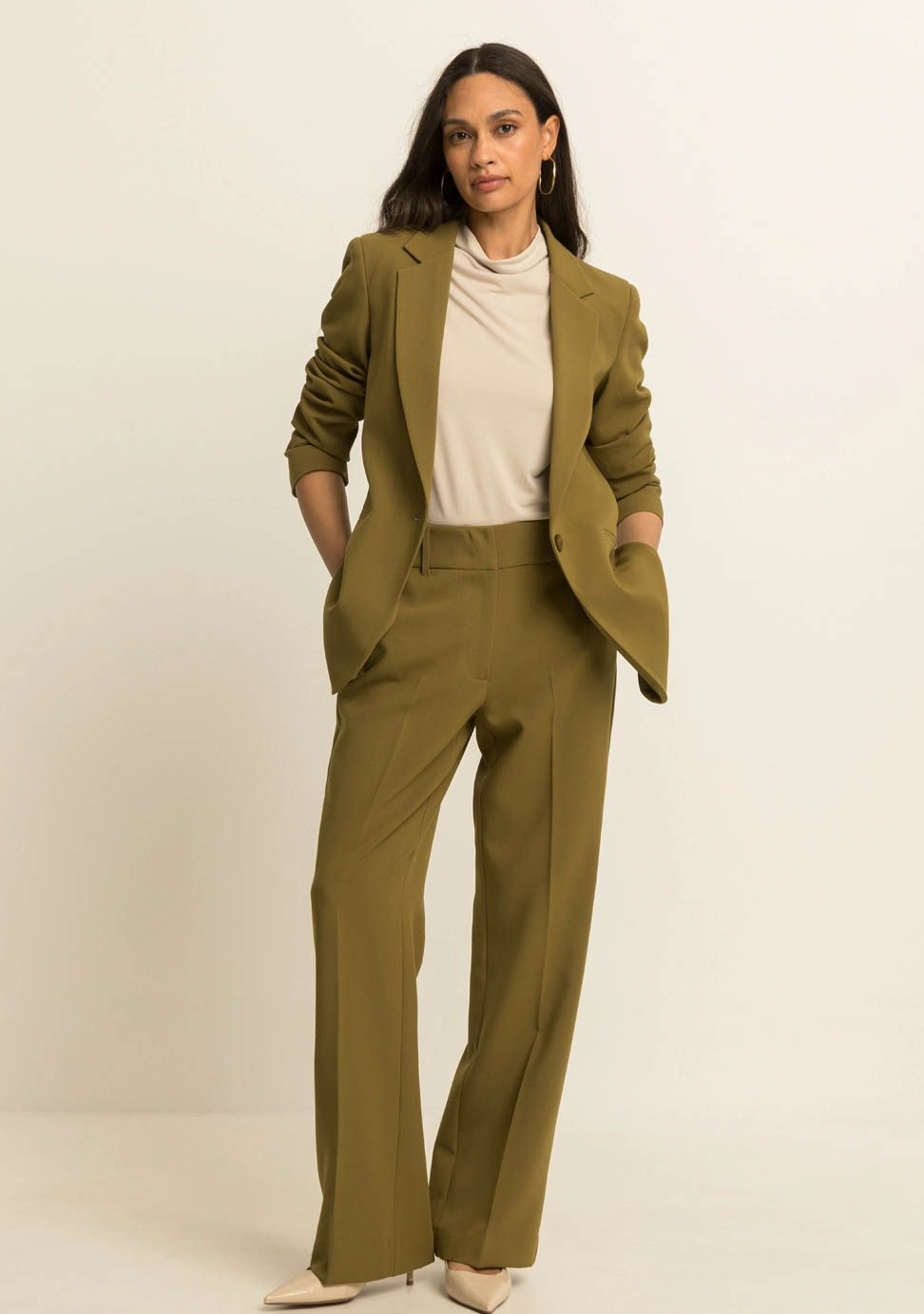 EXPRESSO - BROEK - Groen
