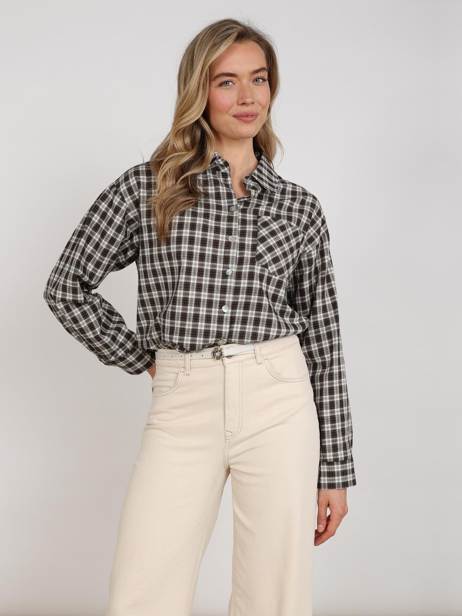 NUKUS - BLOUSE - Bruin