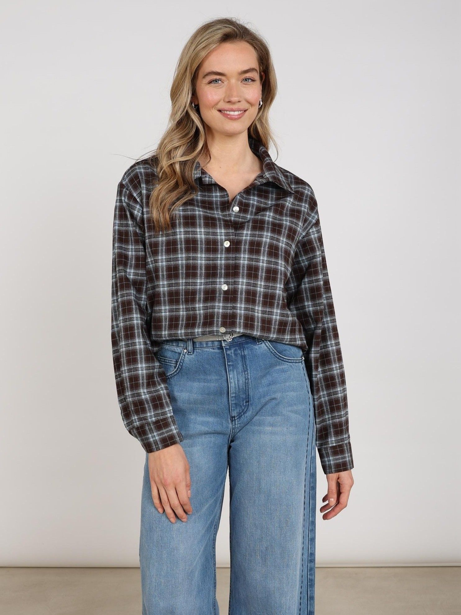NUKUS - BLOUSE - Bruin