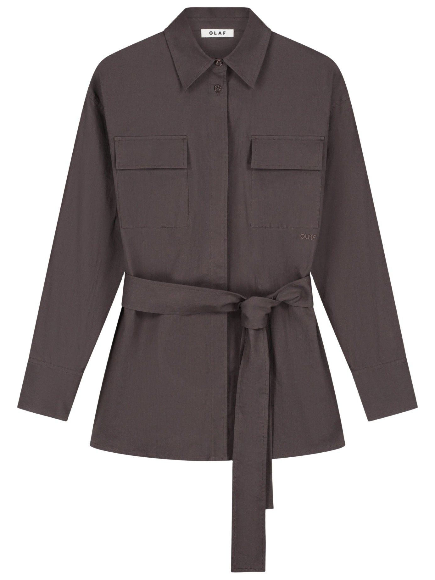 OLAF - BLOUSE - Bruin