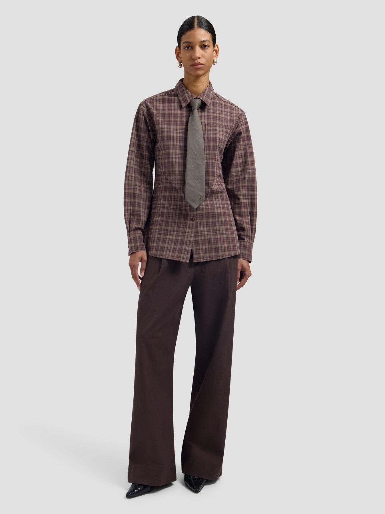 OLAF - BLOUSE - Bruin
