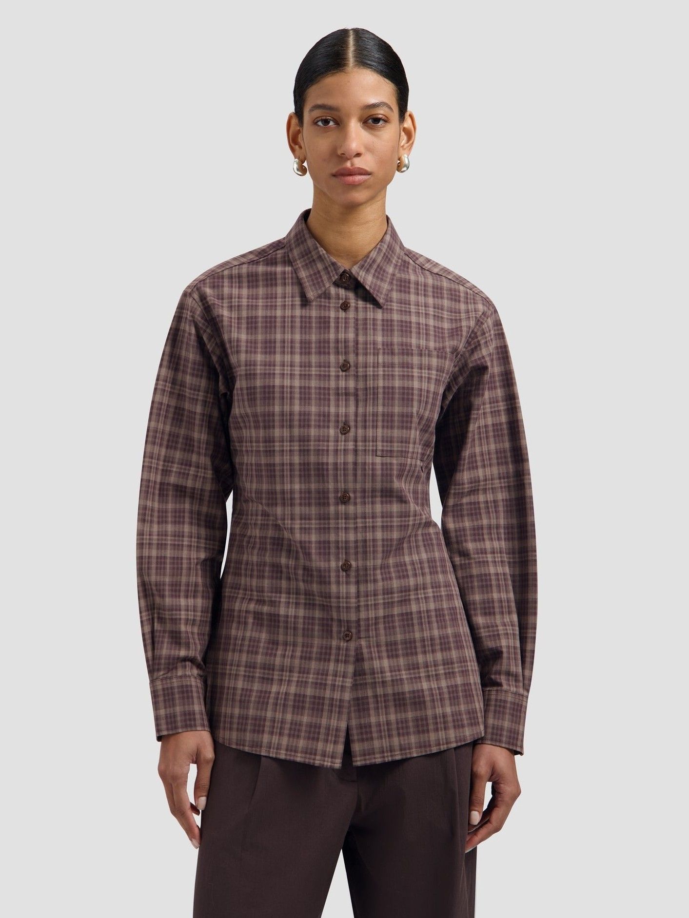 OLAF - BLOUSE - Bruin