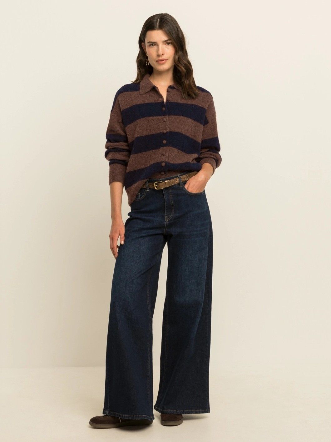EXPRESSO - VEST - Bruin