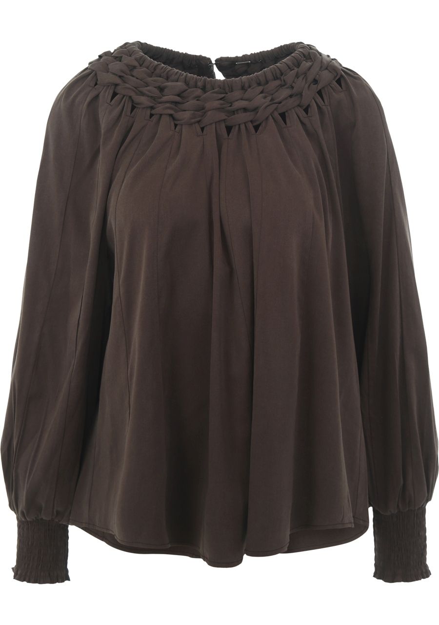 GUSTAV - BLOUSE - Bruin