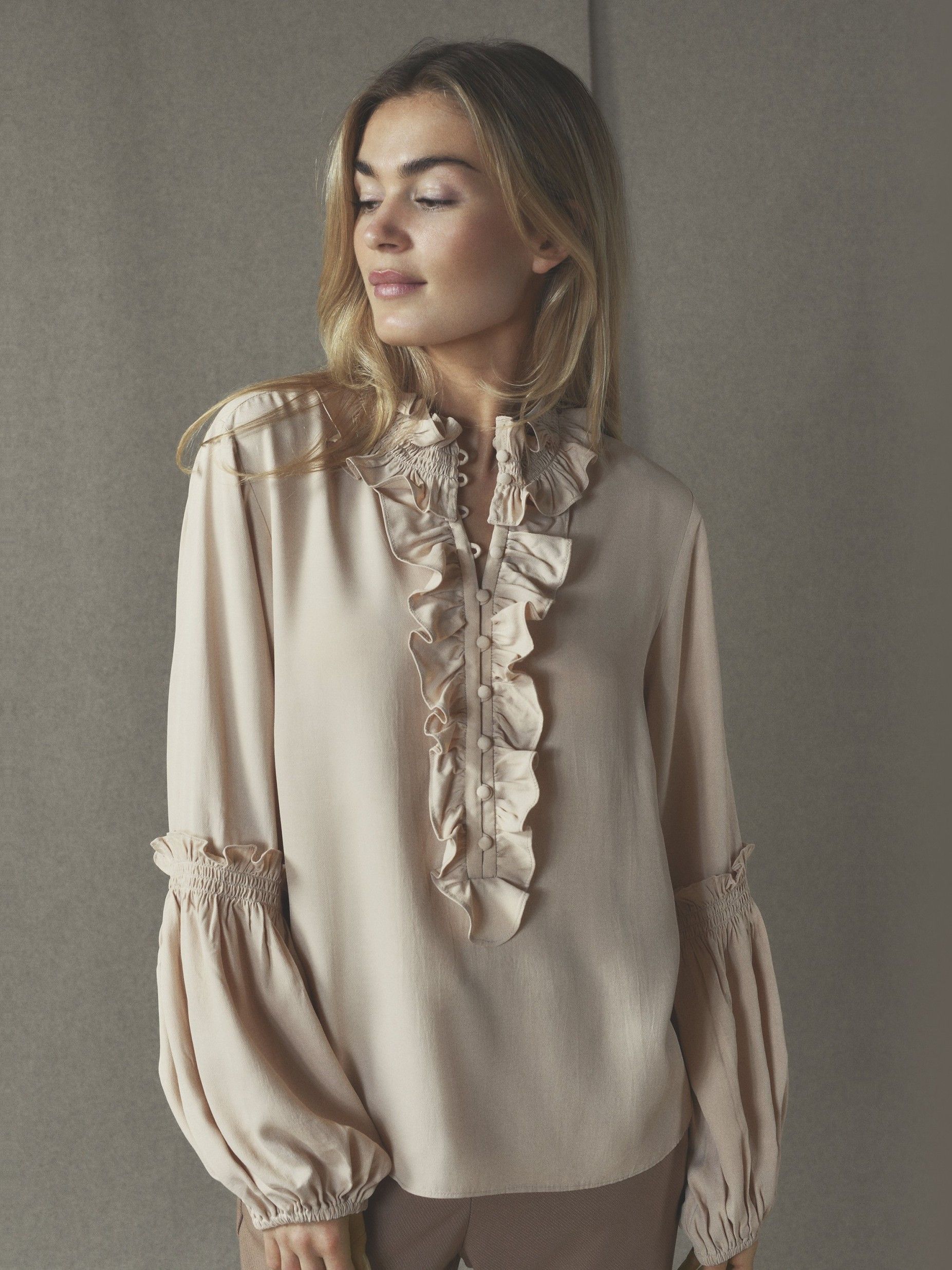 GUSTAV - BLOUSE - Beige