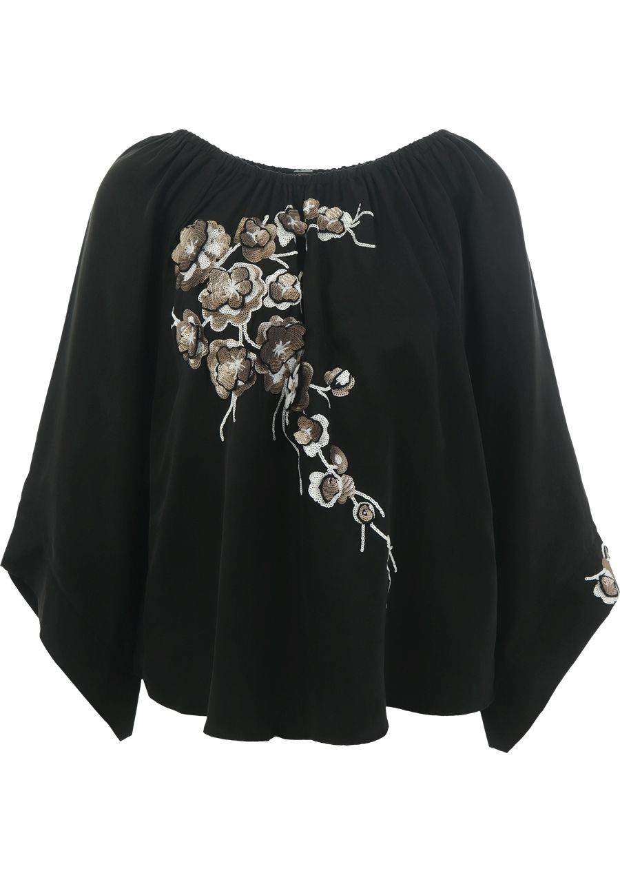 GUSTAV - BLOUSE - Zwart
