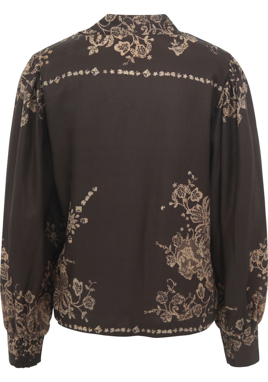 GUSTAV - BLOUSE - Bruin