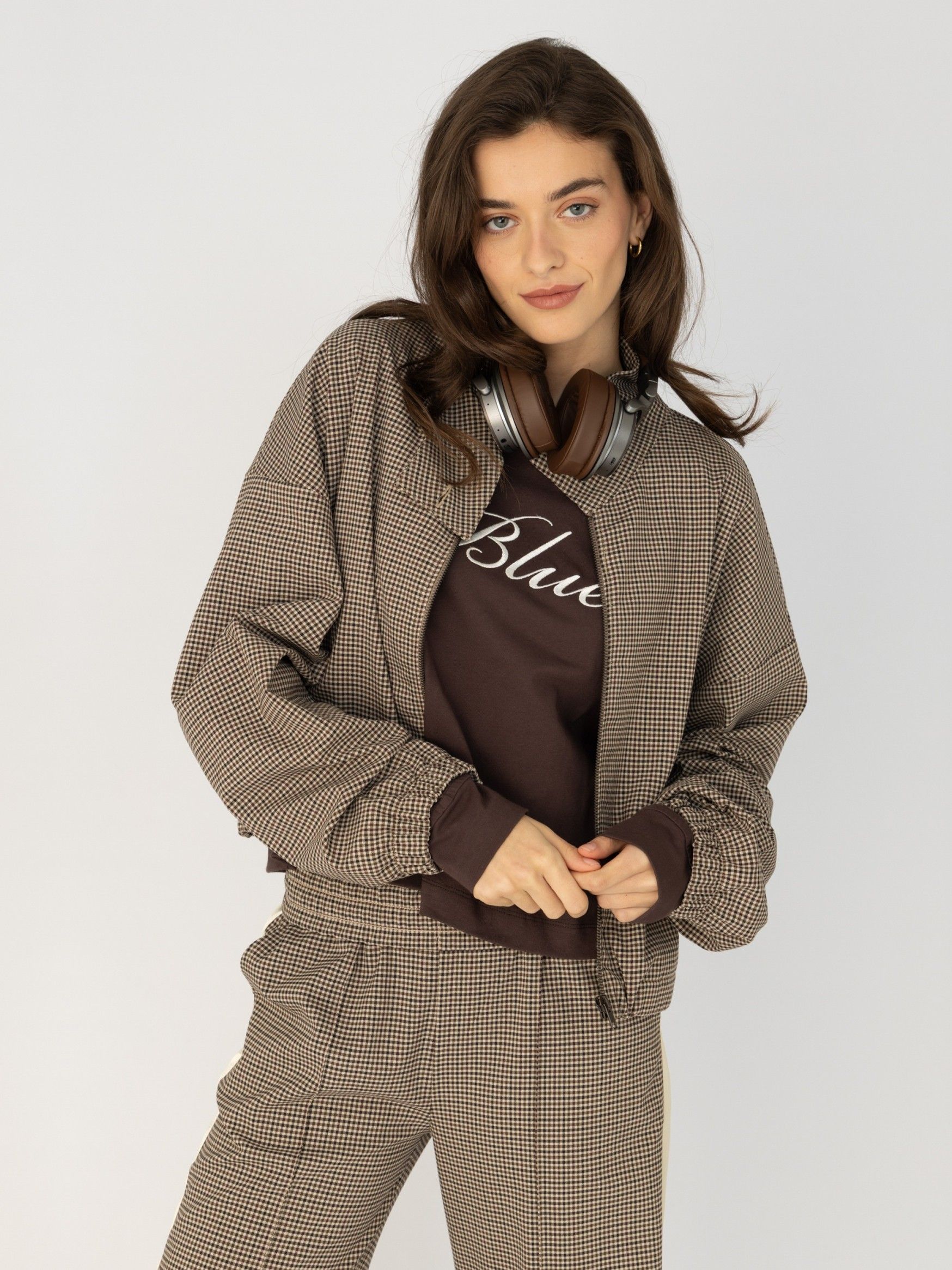 ANNA BLUE - BLAZER - Bruin