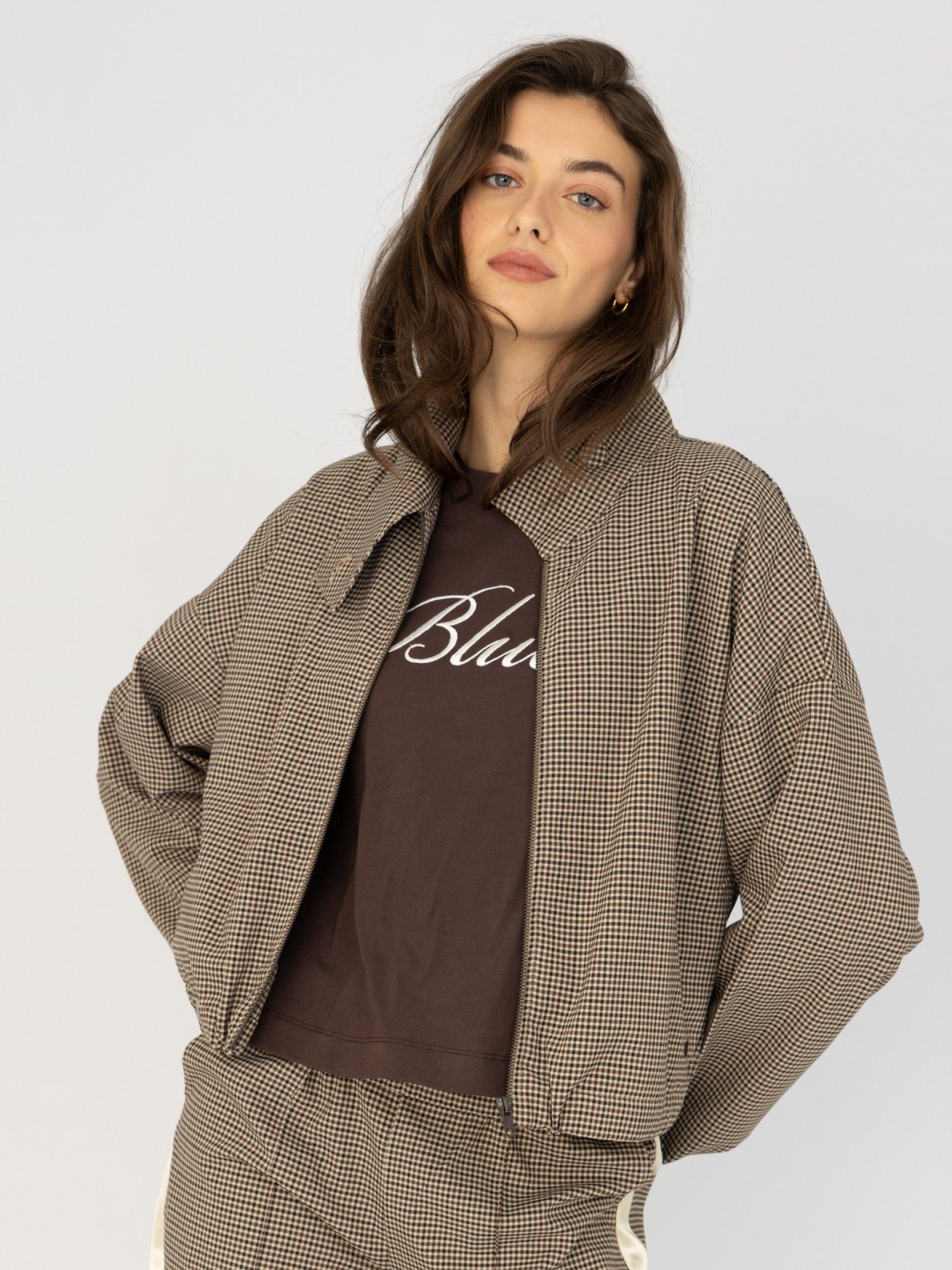 ANNA BLUE - BLAZER - Bruin