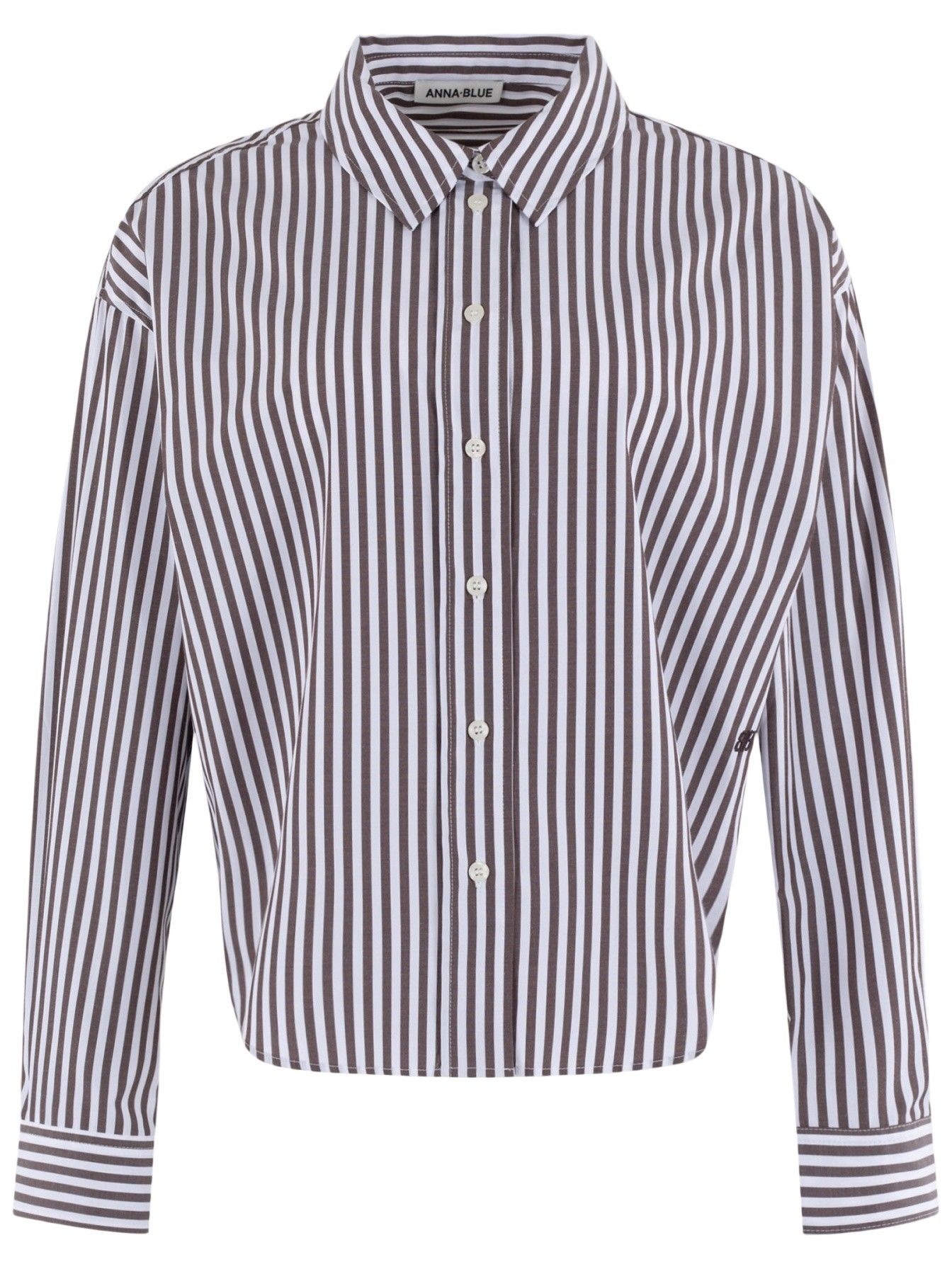 ANNA BLUE - BLOUSE - Bruin
