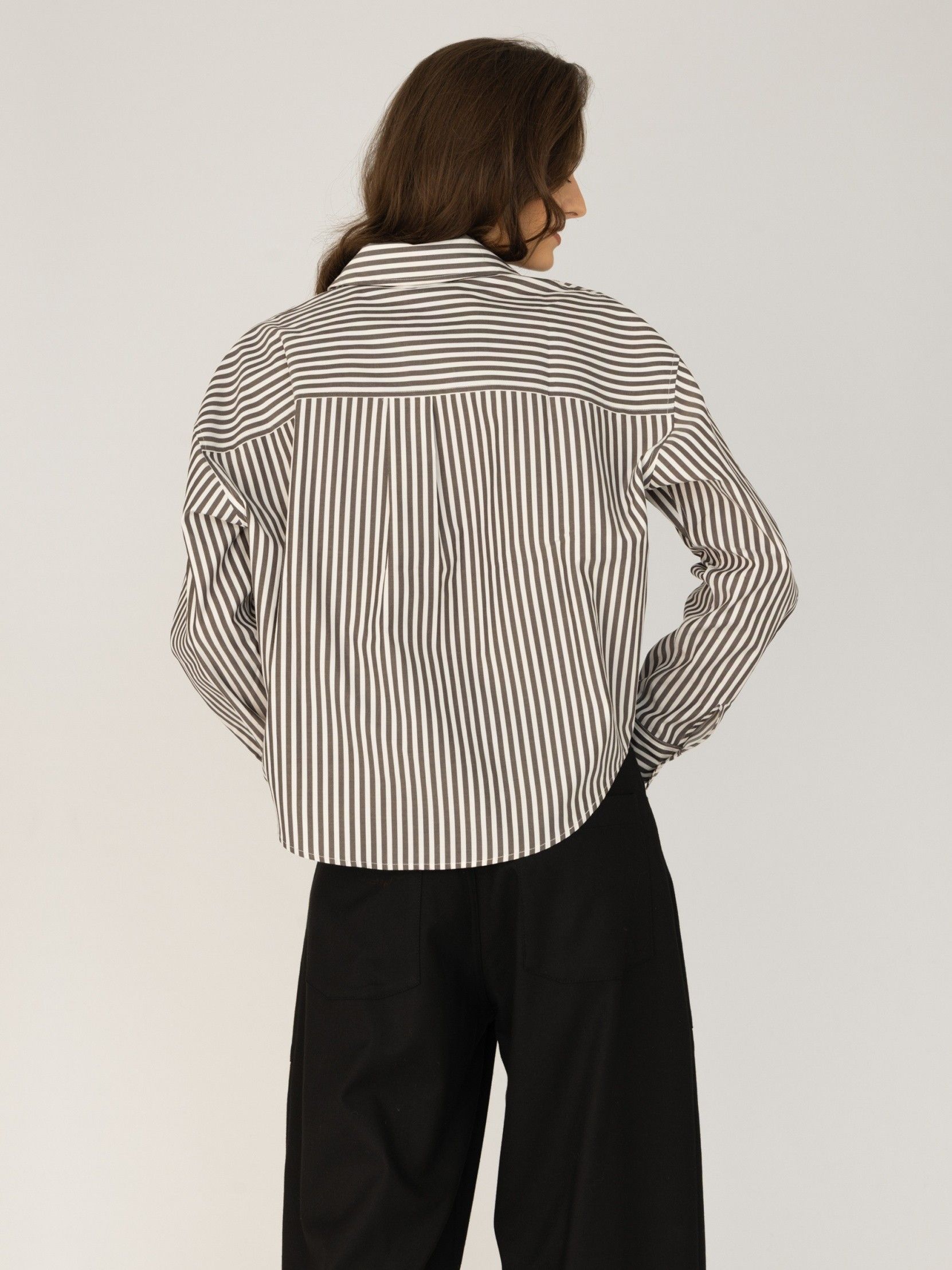 ANNA BLUE - BLOUSE - Bruin