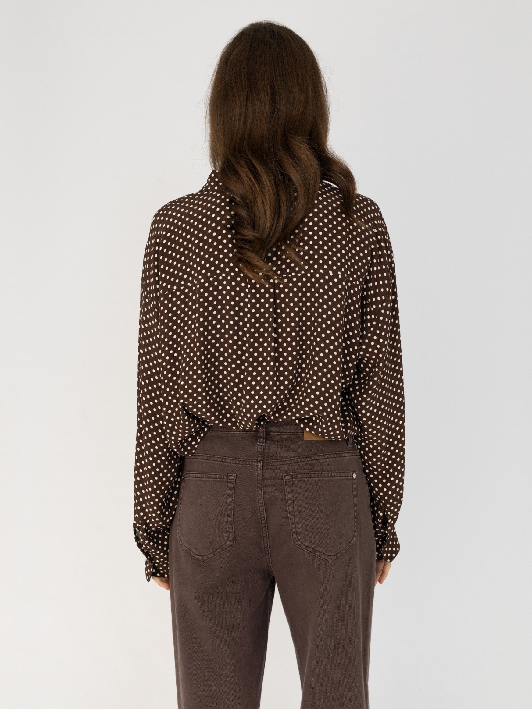ANNA BLUE - BLOUSE - Bruin