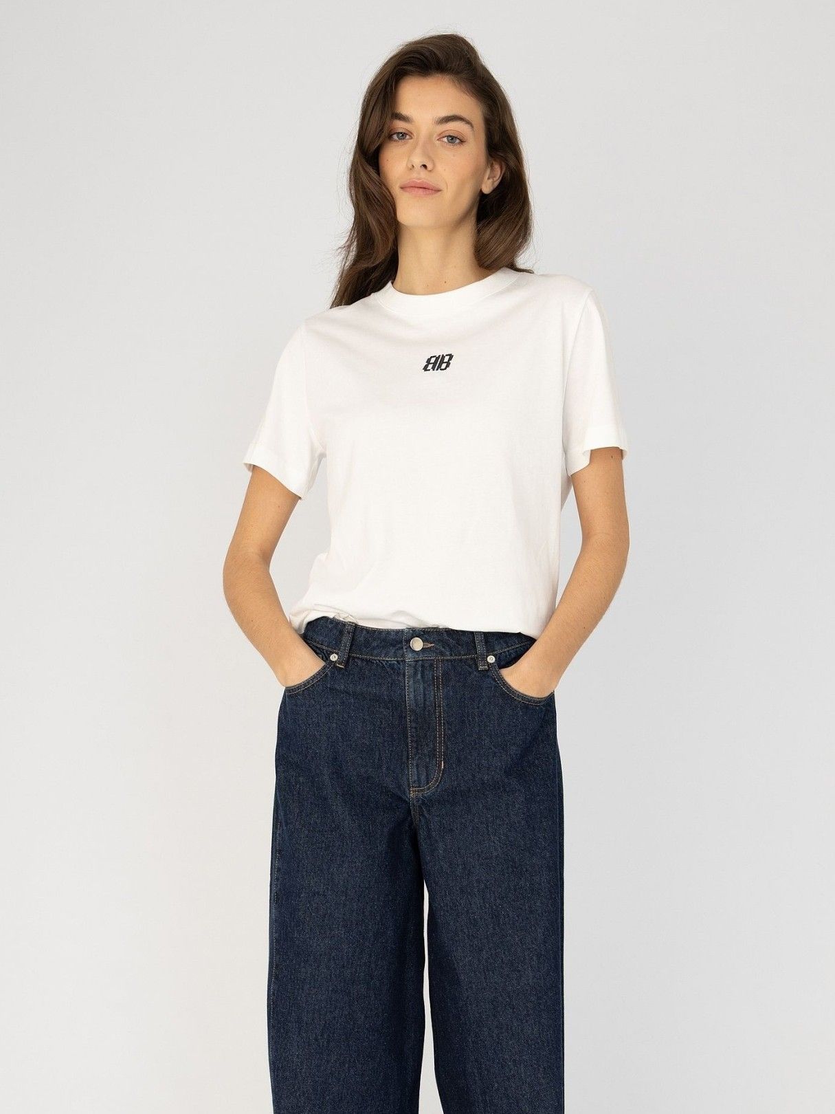 ANNA BLUE - SHIRT - Off white