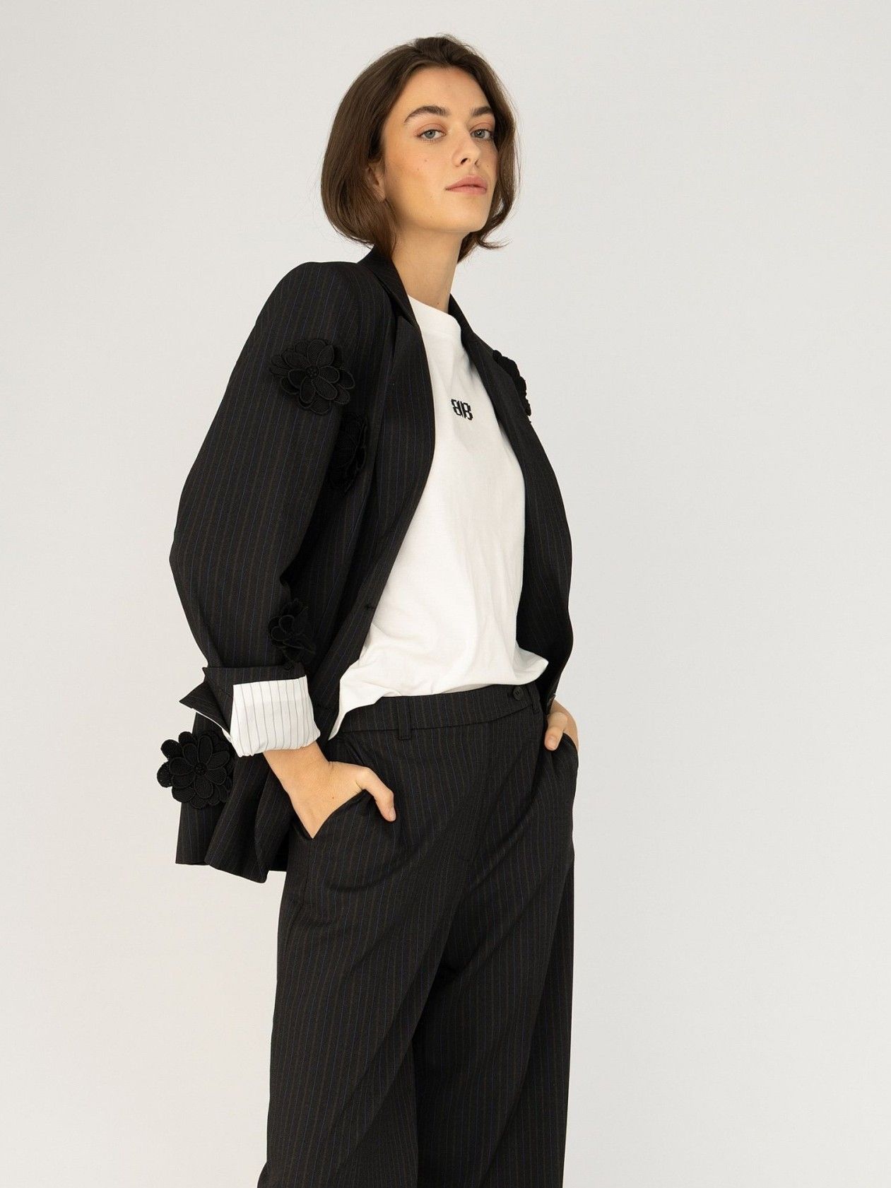 ANNA BLUE - BLAZER - Grijs