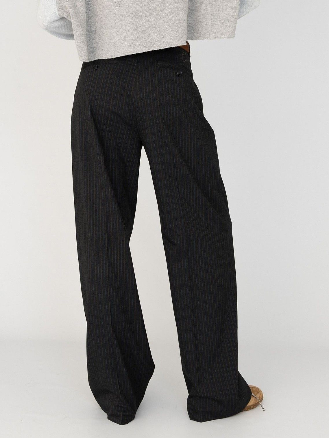 ANNA BLUE - BROEK - Grijs