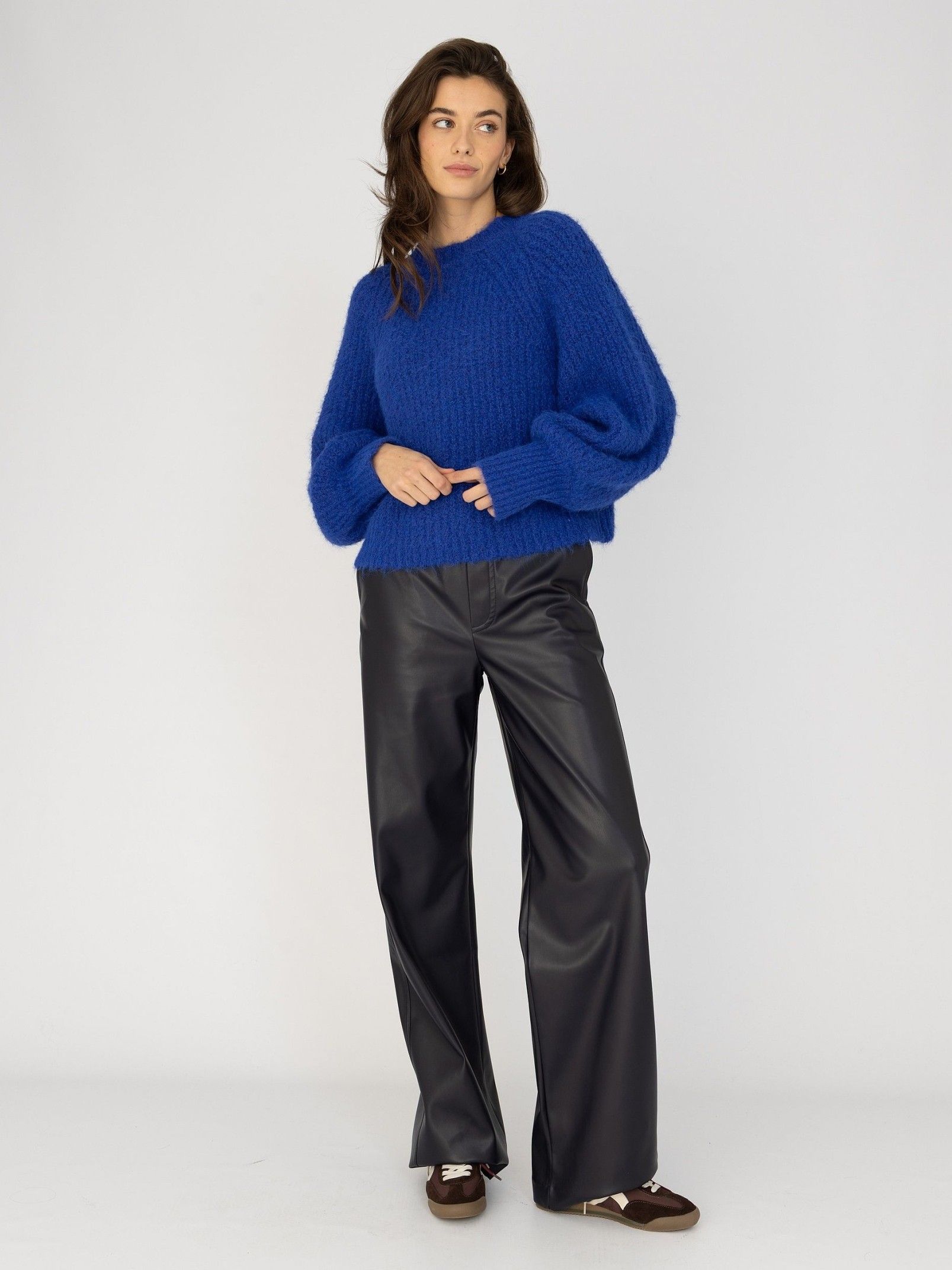 ANNA BLUE - BROEK - Blauw