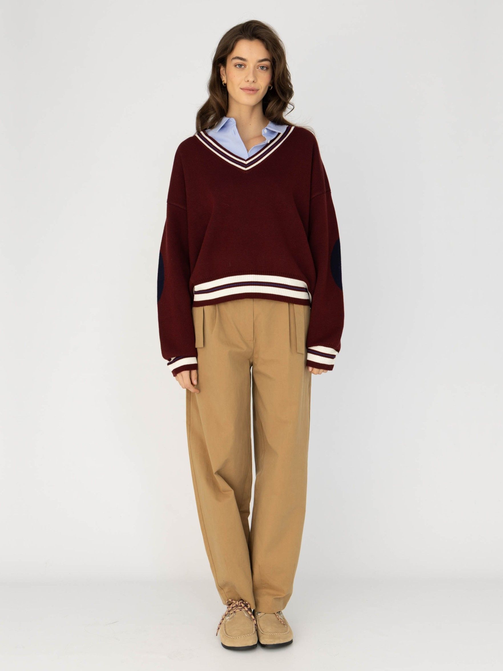 ANNA BLUE - BROEK - Bruin