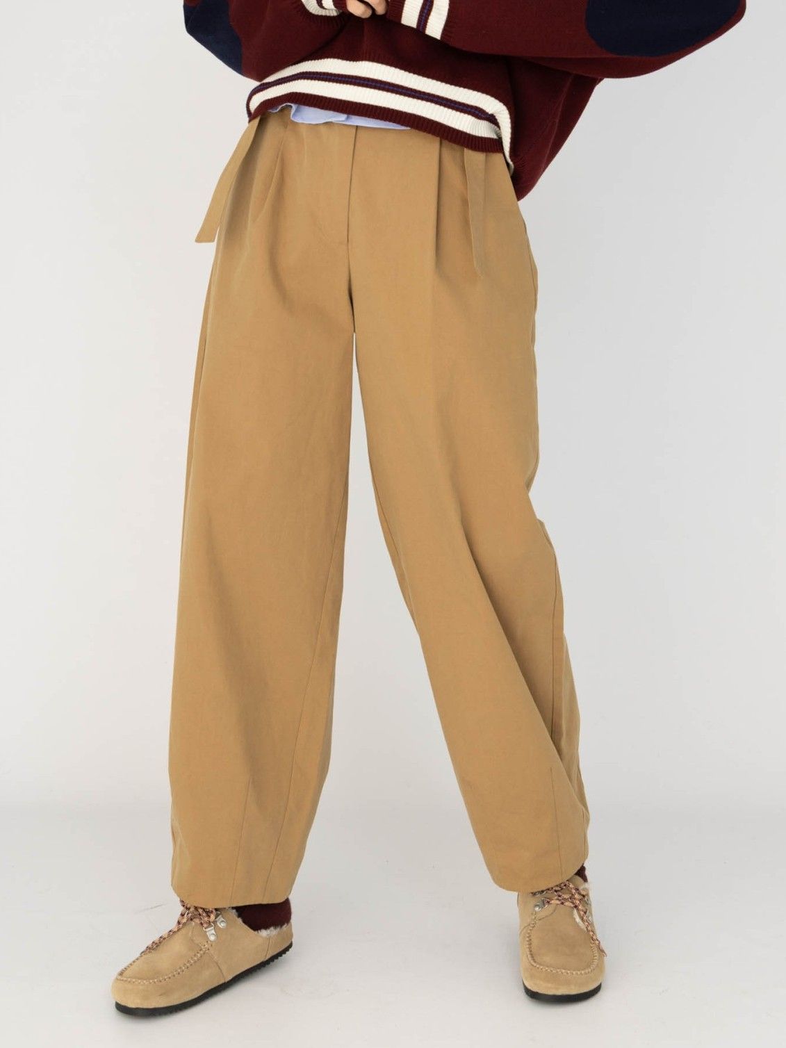ANNA BLUE - BROEK - Bruin