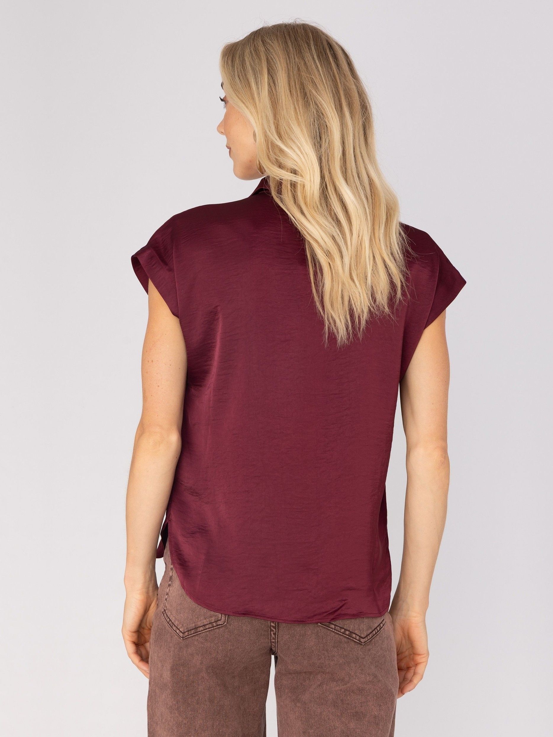 ANNA VAN TOOR - BLOUSE - Rood